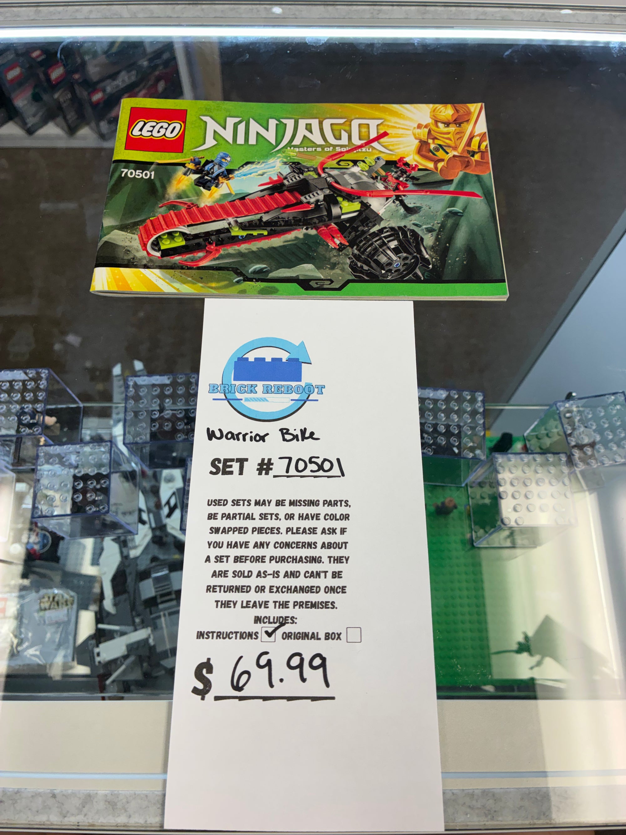 70501 NINJAGO Warrior Bike - Used