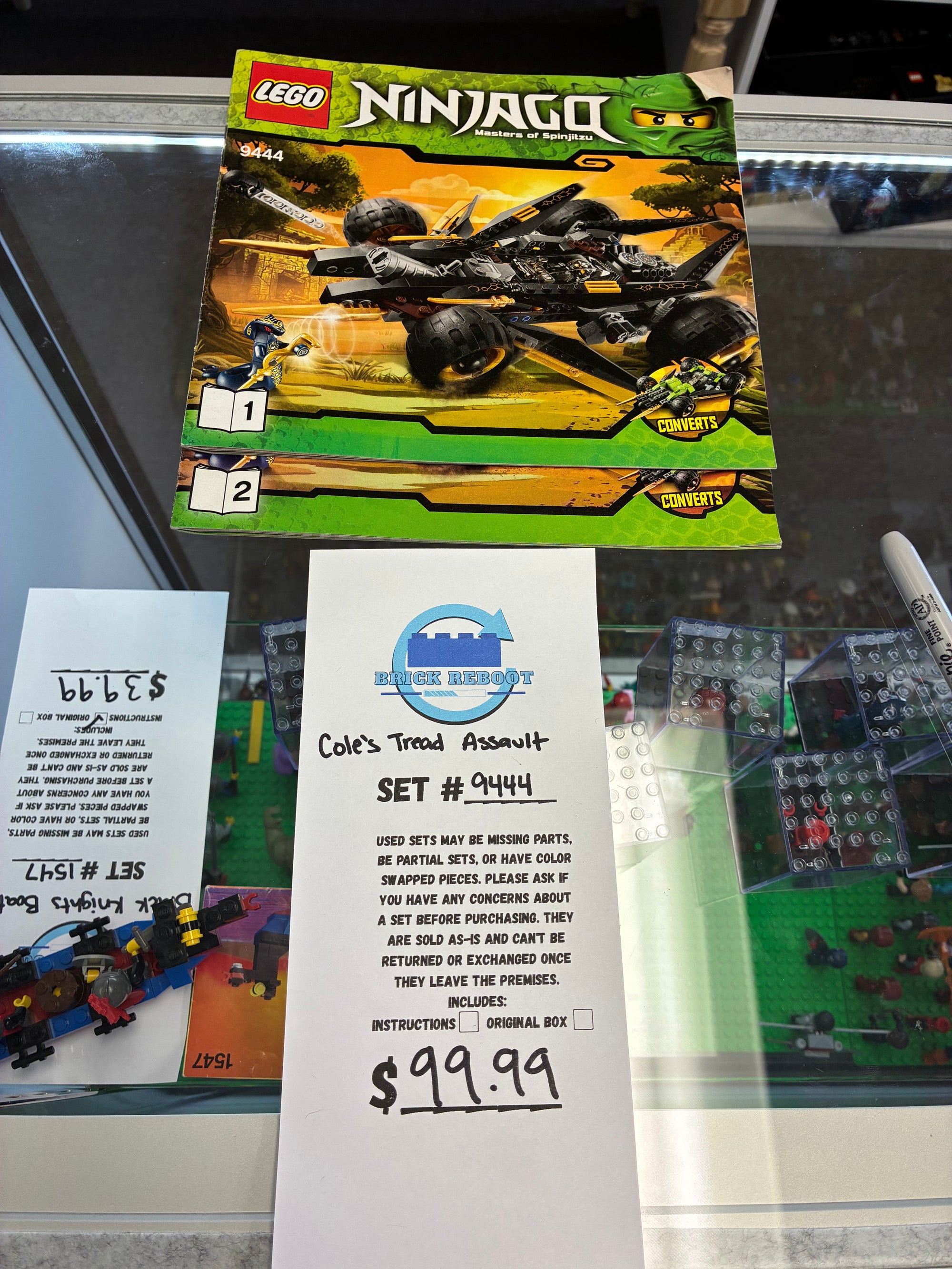 9444 NINJAGO Cole’s Tread Assault - Used