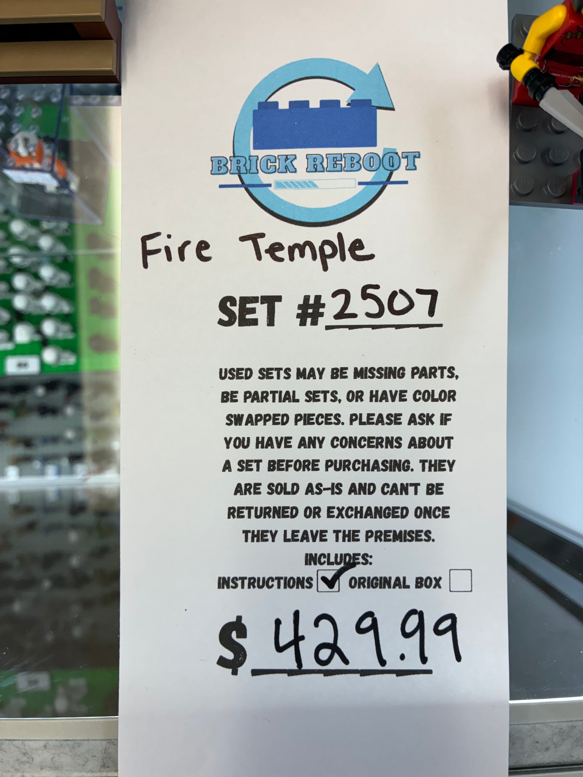 2507 Ninjago: Fire Temple - Used