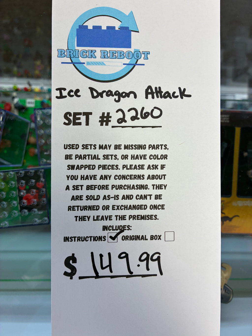 2260 Ninjago: Ice Dragon Attack - Used