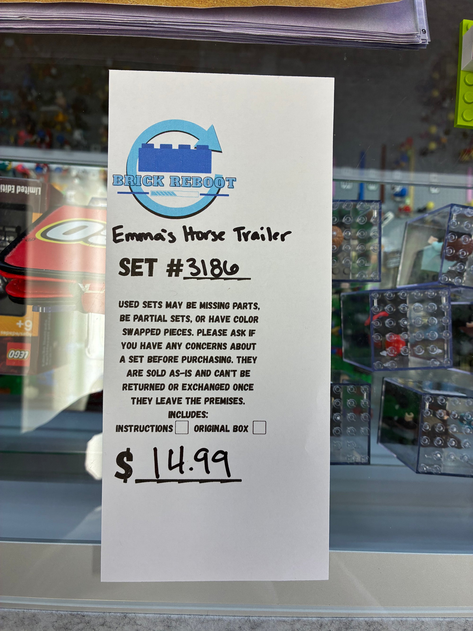 3186 Friends: Emma’s Horse Trailer - Used