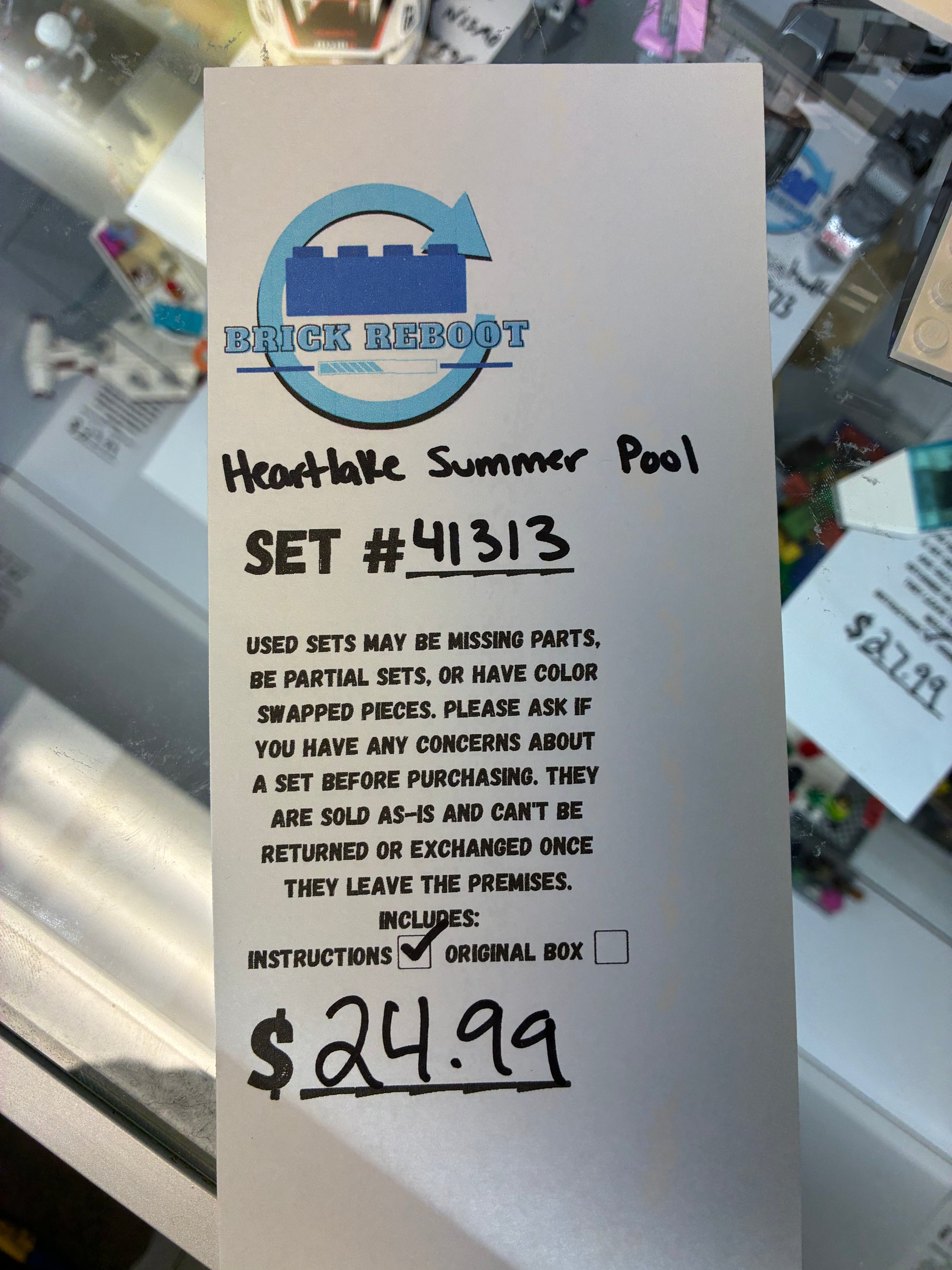 41313 Friends: Heartlake Summer Pool - Used