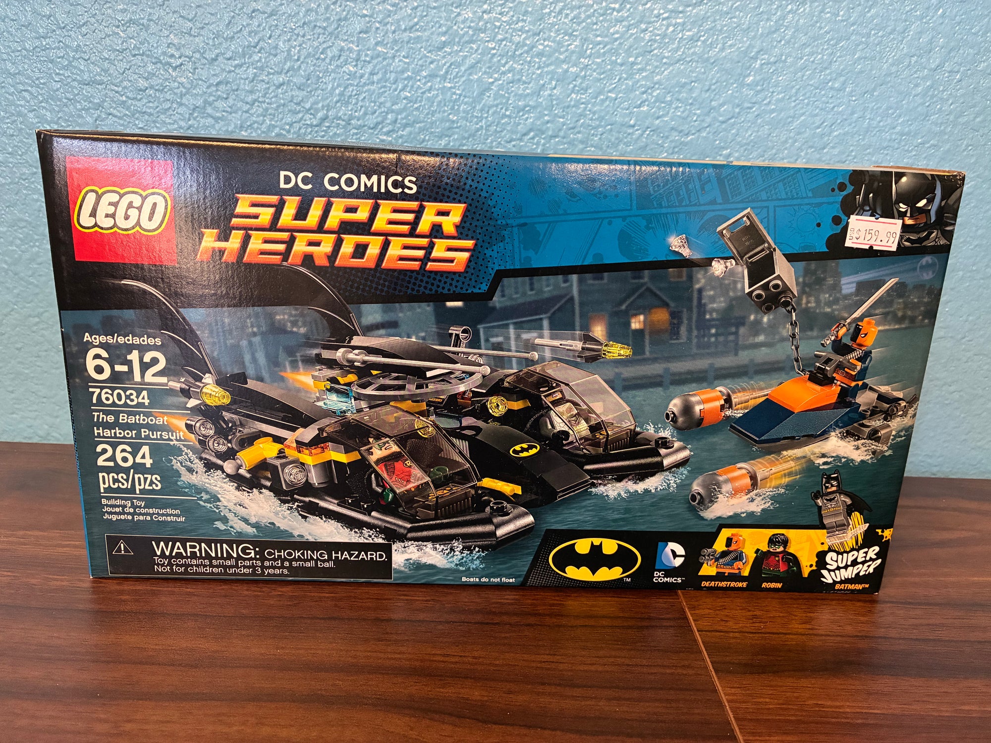 76034 DC Comics Super Heroes The Batboat Harbor Pursuit - Sealed