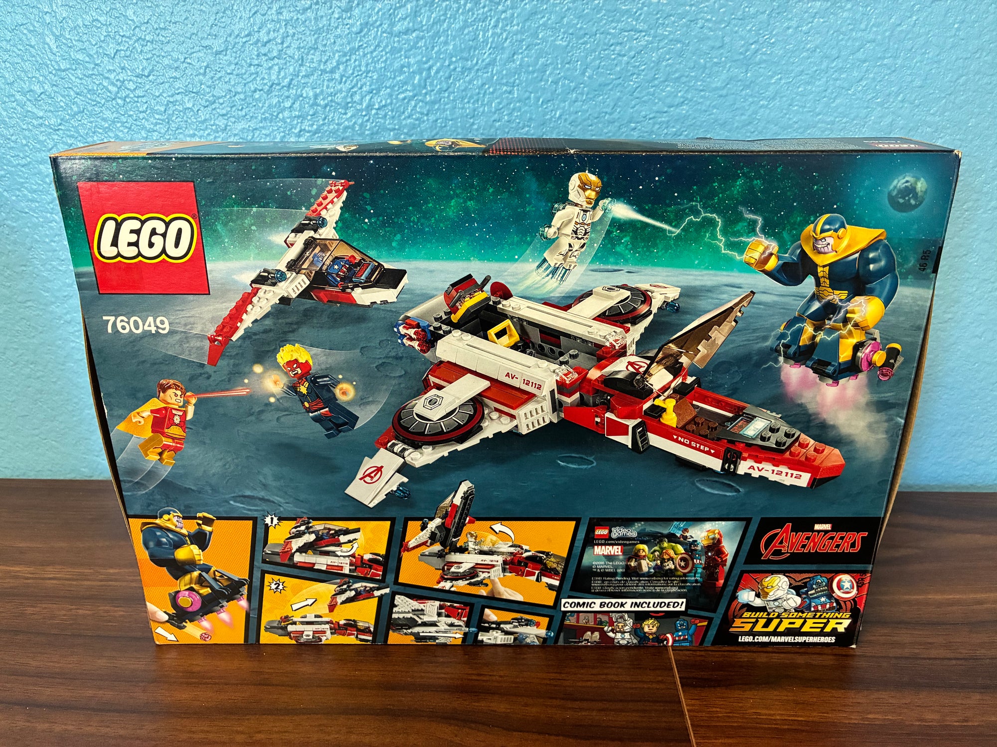 76049 Marvel Super Heroes Avenjet Space Mission - Sealed