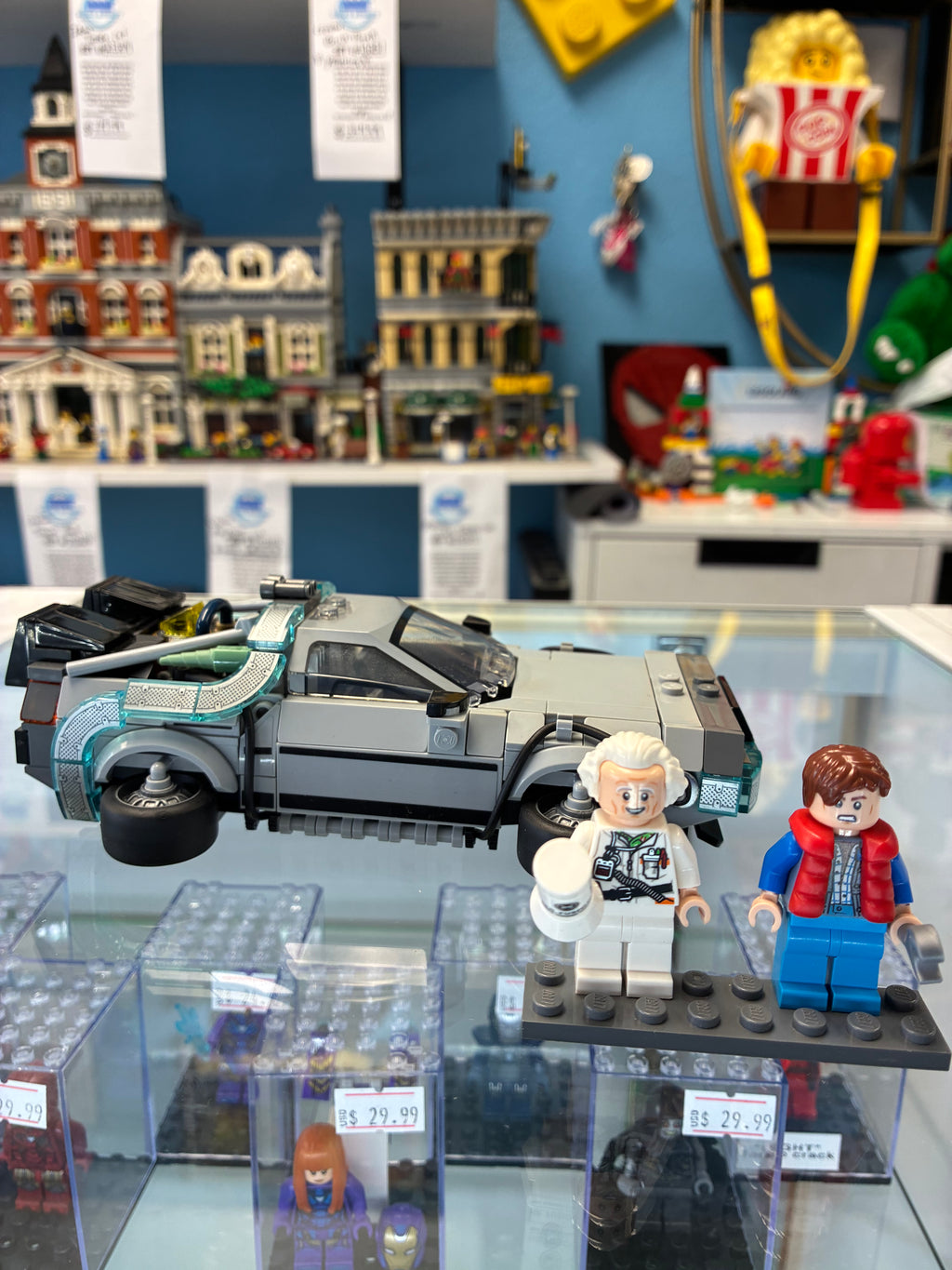 77256 Speed Champions Time Machine from Back to the Future - Used