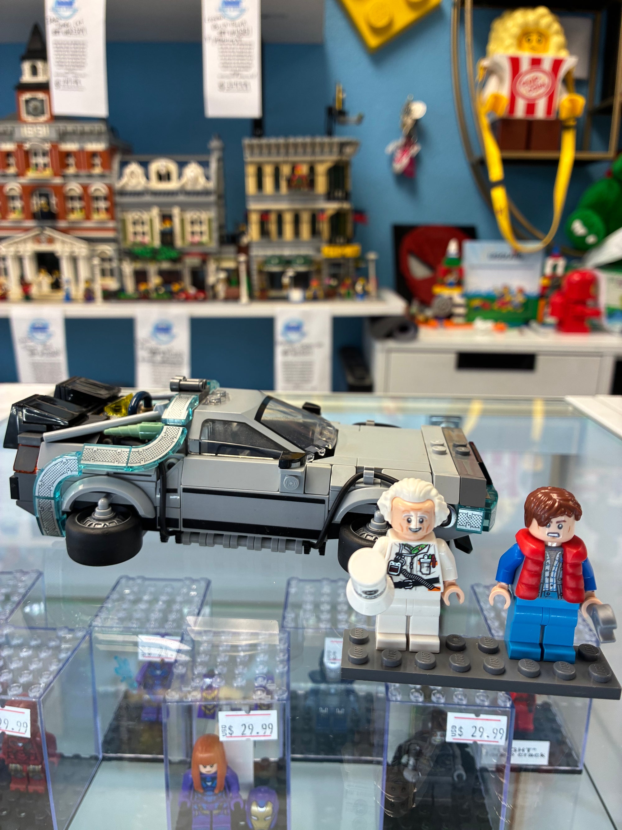 77256 Speed Champions Time Machine from Back to the Future - Used