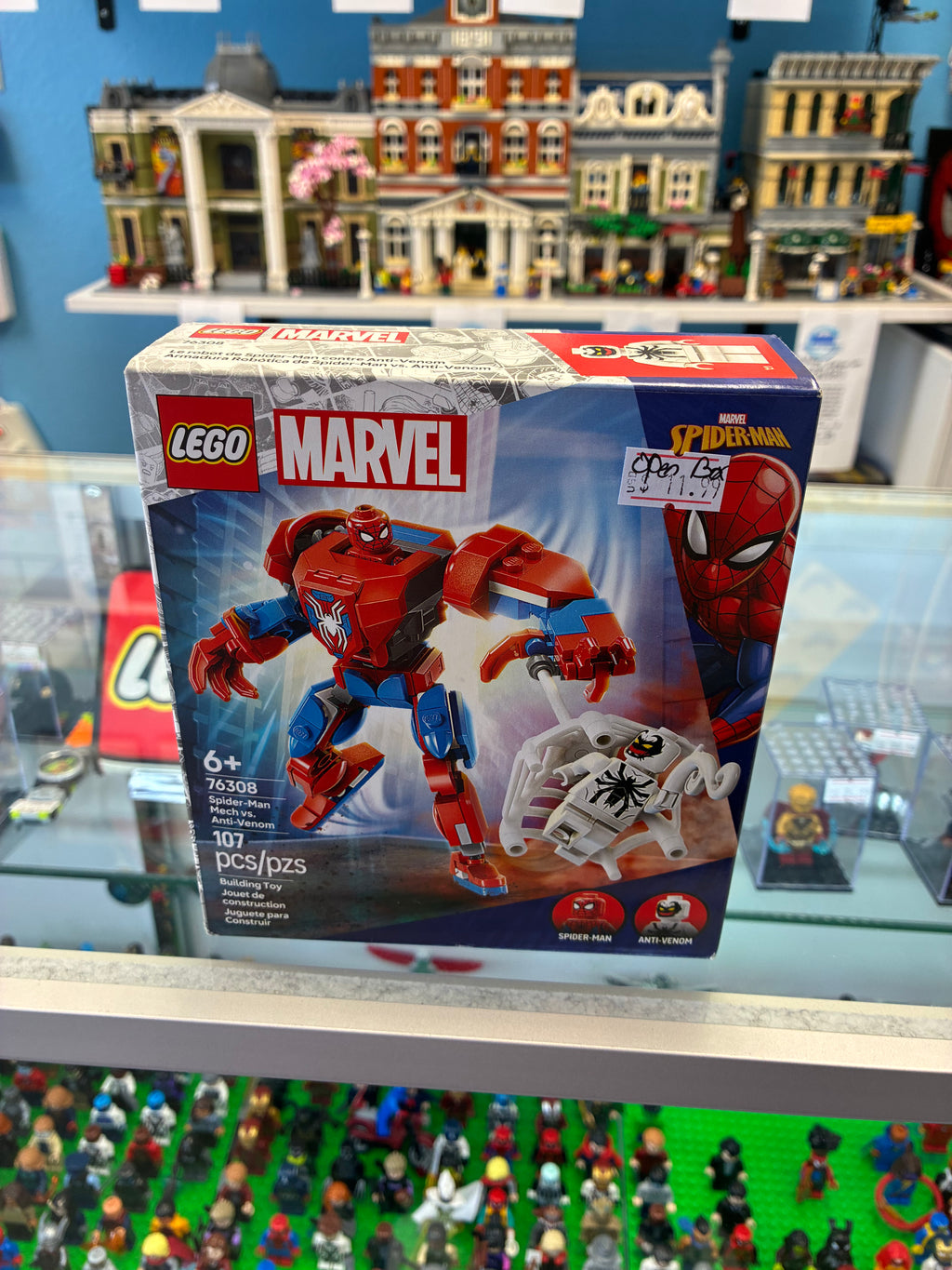 76308 Marvel Spider-Man Mech vs. Anti-Venom- *OPEN BOX*