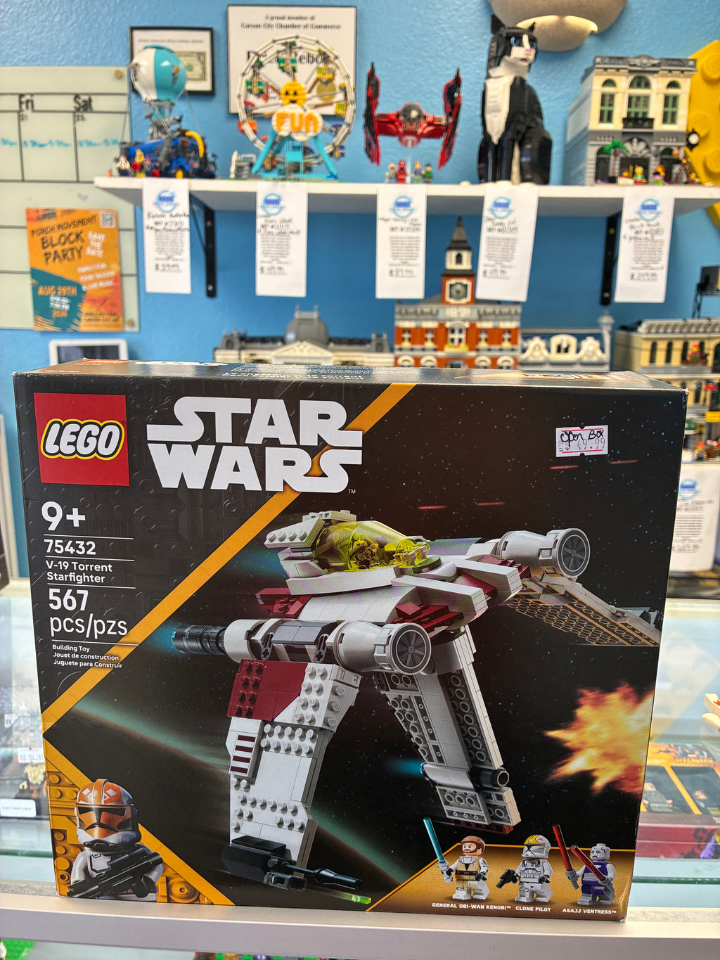 75432 Star Wars V-19 Torrent Starfighter - *OPEN BOX*