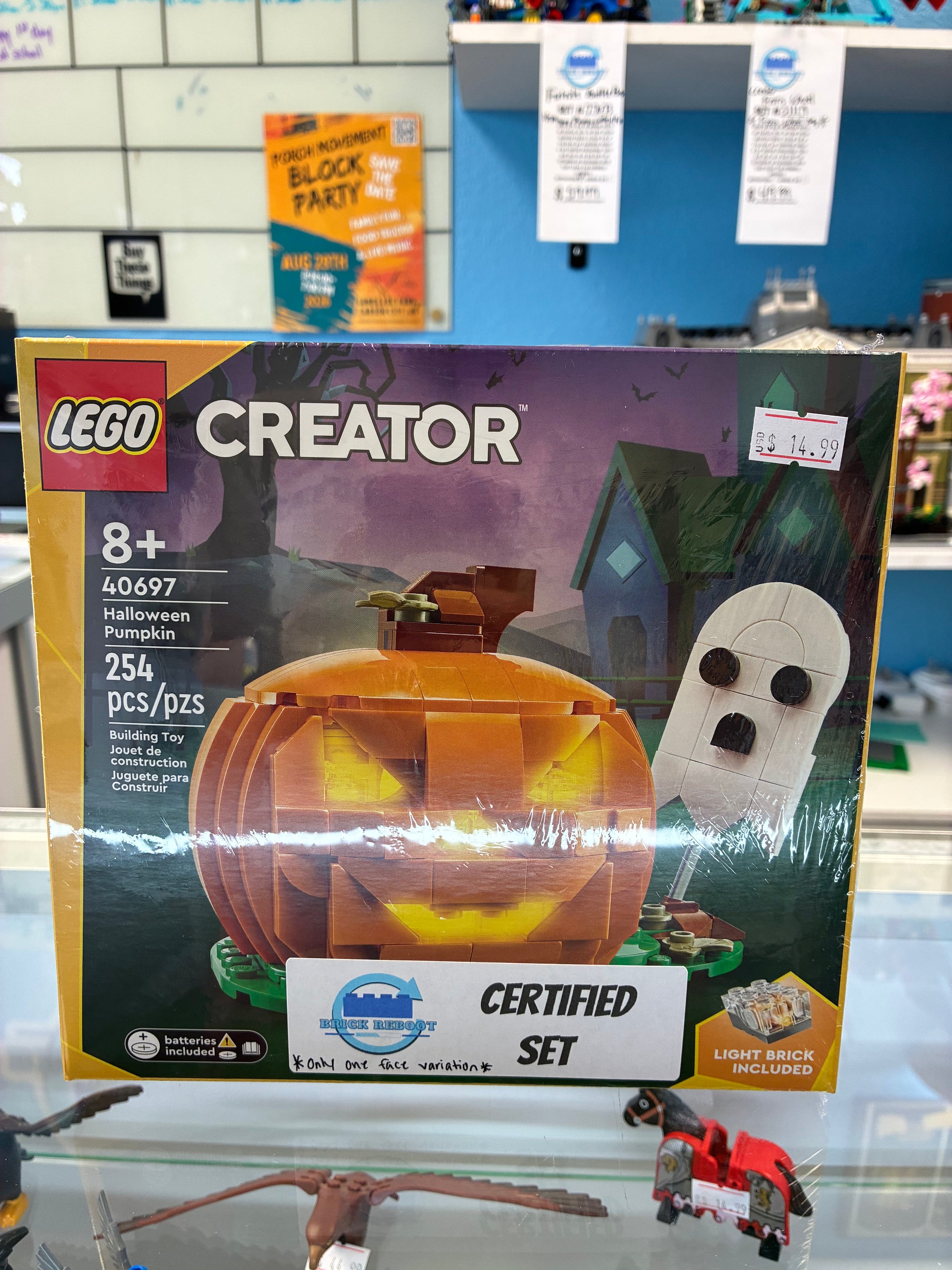 40697 Creator Halloween Pumpkin *ONLY ONE FACE VARIATION* - Certified