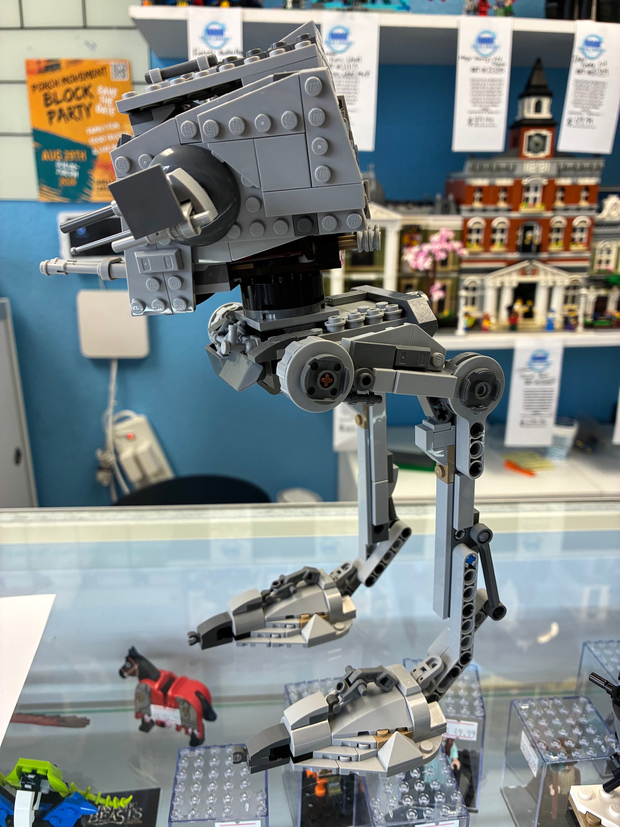 75322 Star Wars AT-ST *MISSING 1 FIG* - Used