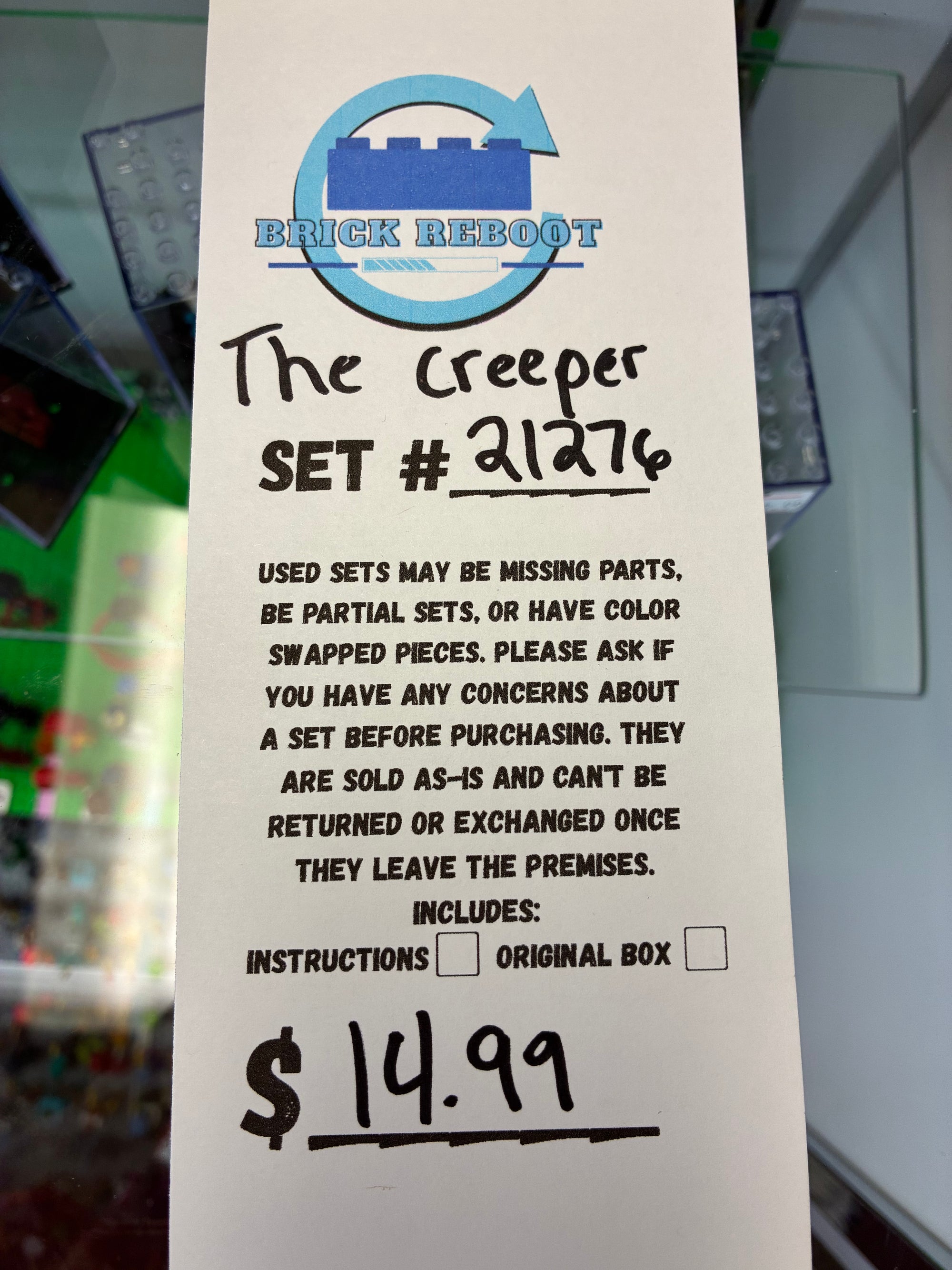 21276 Minecraft The Creeper - Used