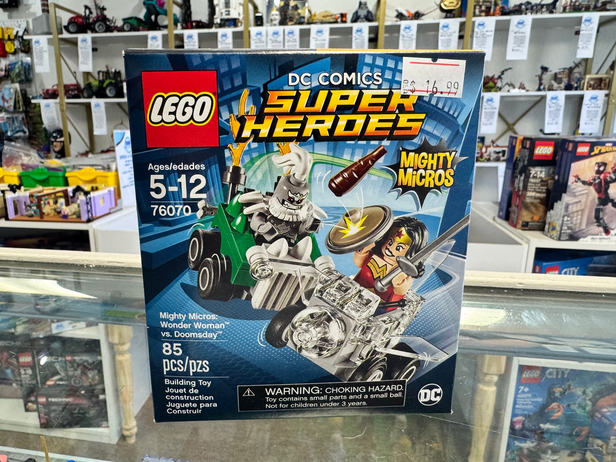 76070 Mighty Micros Wonder Woman Vs. Doomsday - Sealed