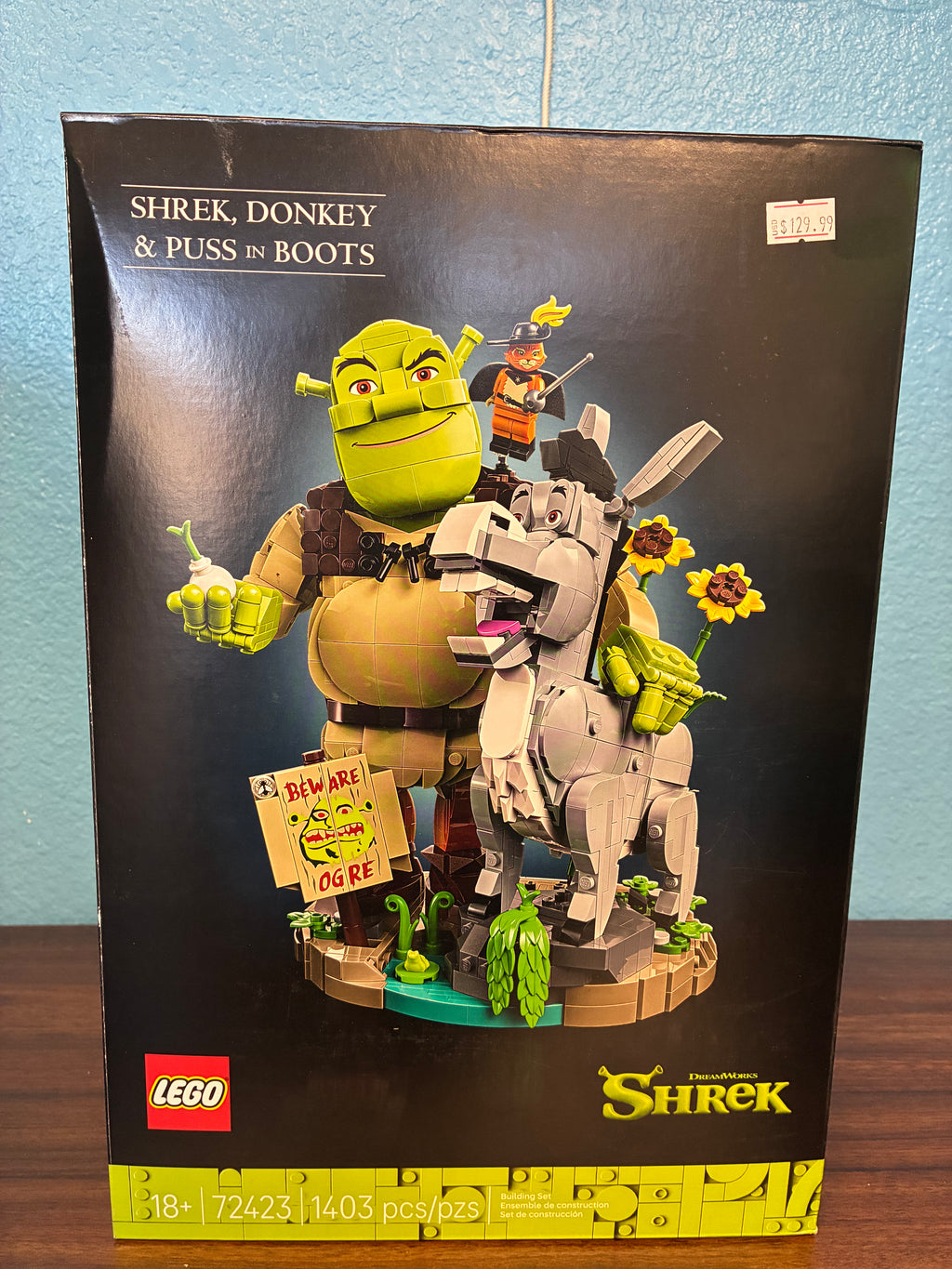 72423 Shrek, Donkey, & Puss in Boots - Sealed
