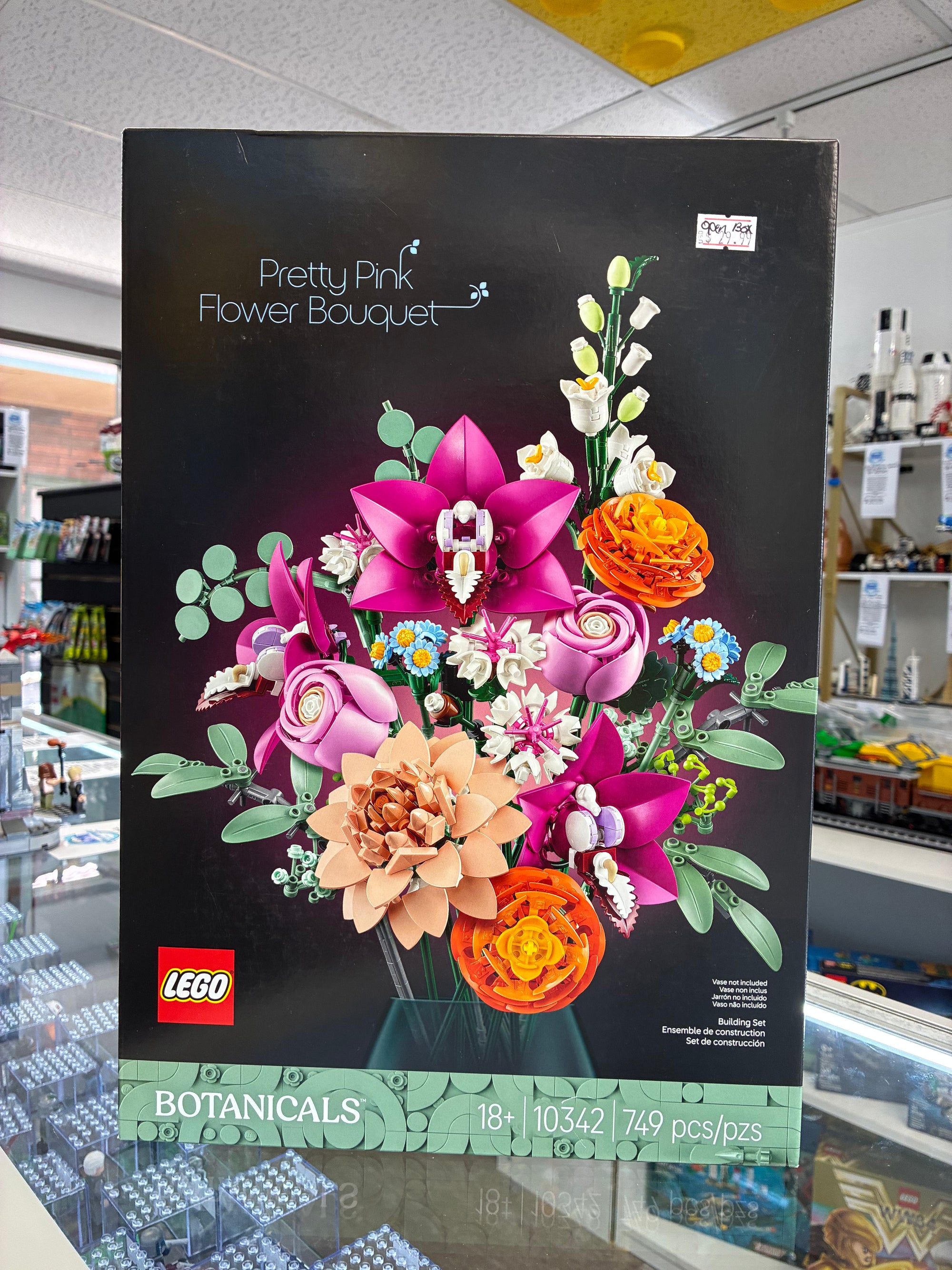 10342 Botanicals Pretty Pink Flower Bouquet - *Open Box*