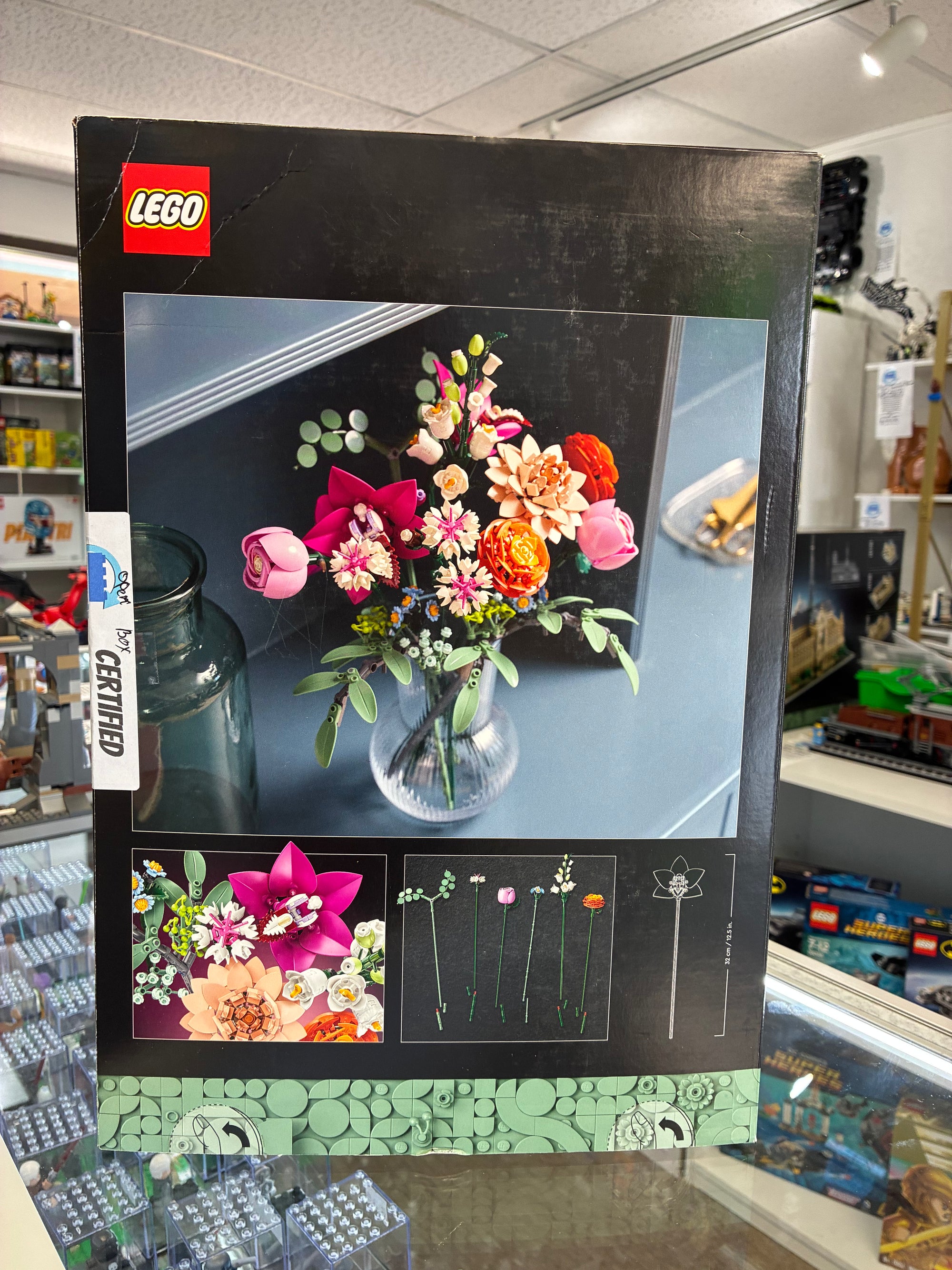 10342 Botanicals Pretty Pink Flower Bouquet - *Open Box*