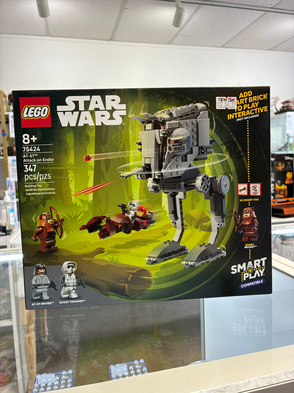 75424 Star Wars AT-ST Attack on Endor -* Open Box*