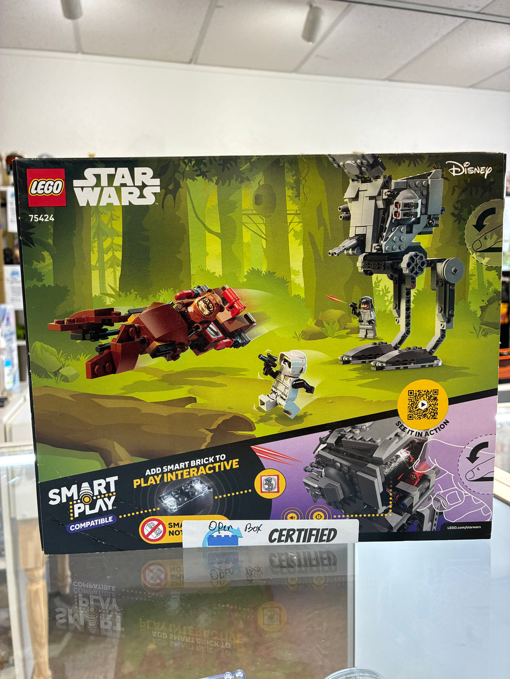 75424 Star Wars AT-ST Attack on Endor -* Open Box*