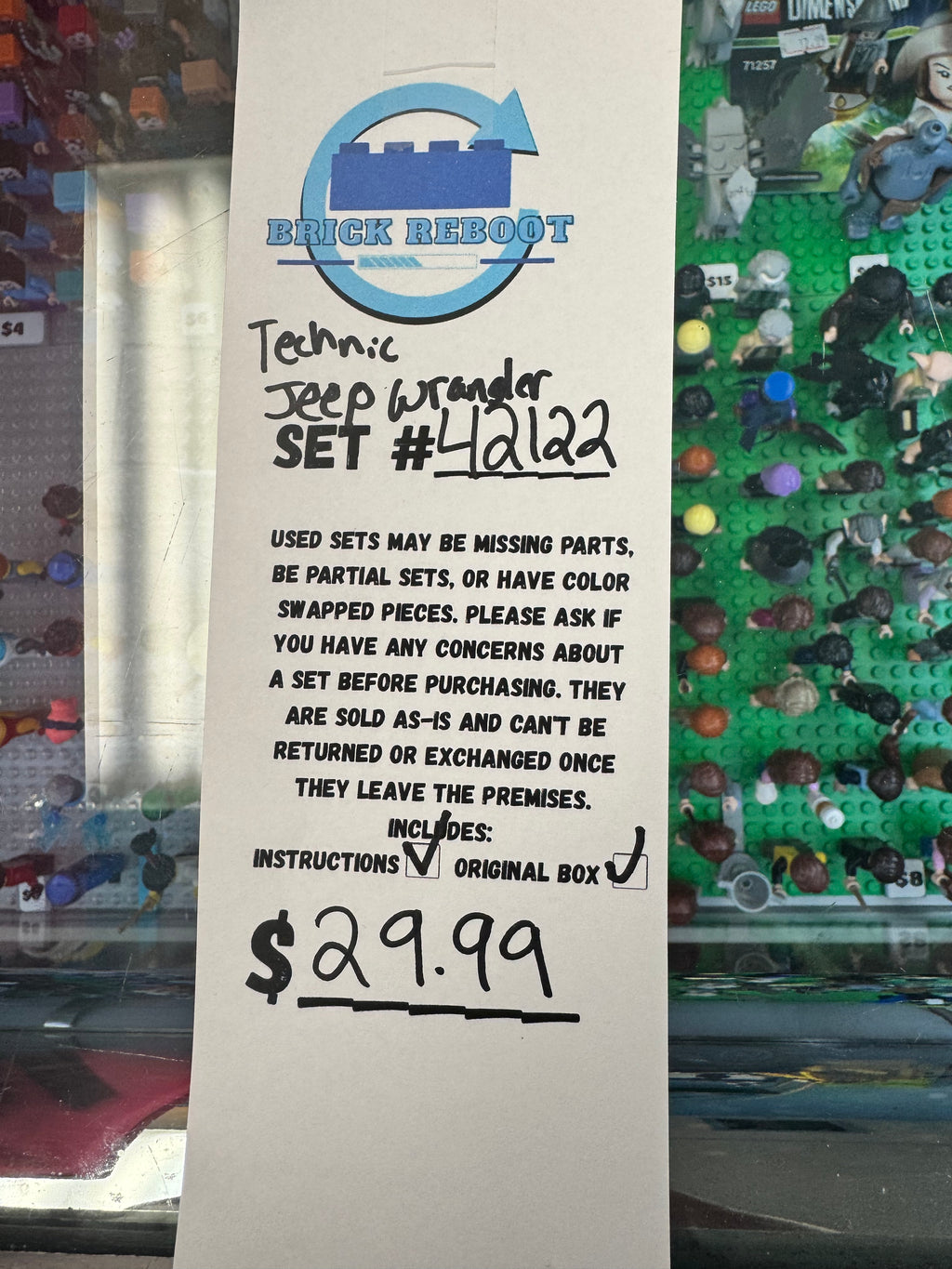 42122 Technic Jeep Wrangler - Used