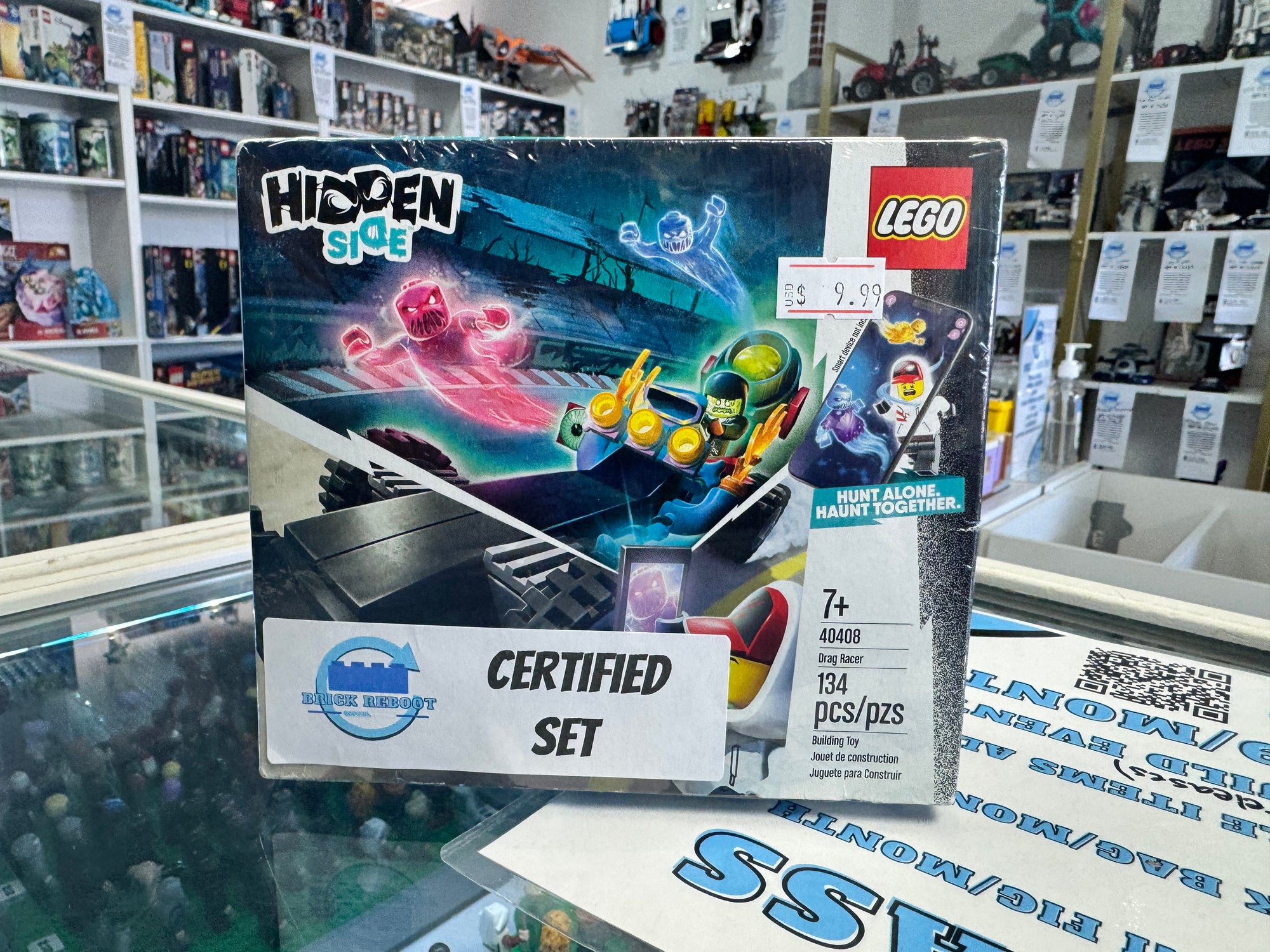 40408 Hidden Side Drag Racer - Certified