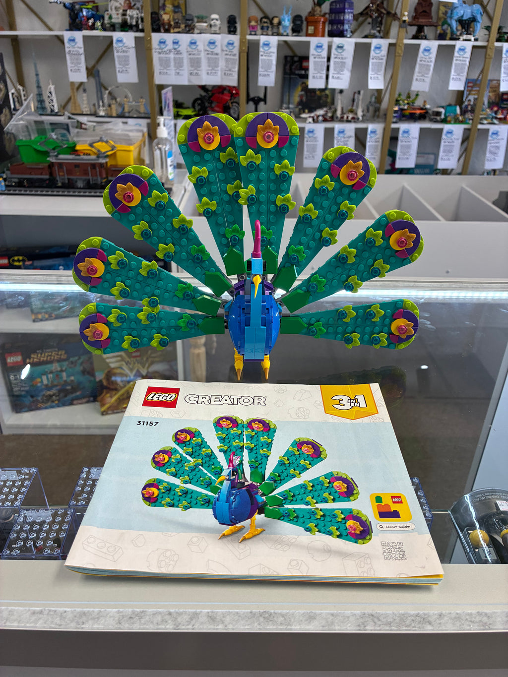 31157 Creator 3in1 Exotic Peacock  -Used