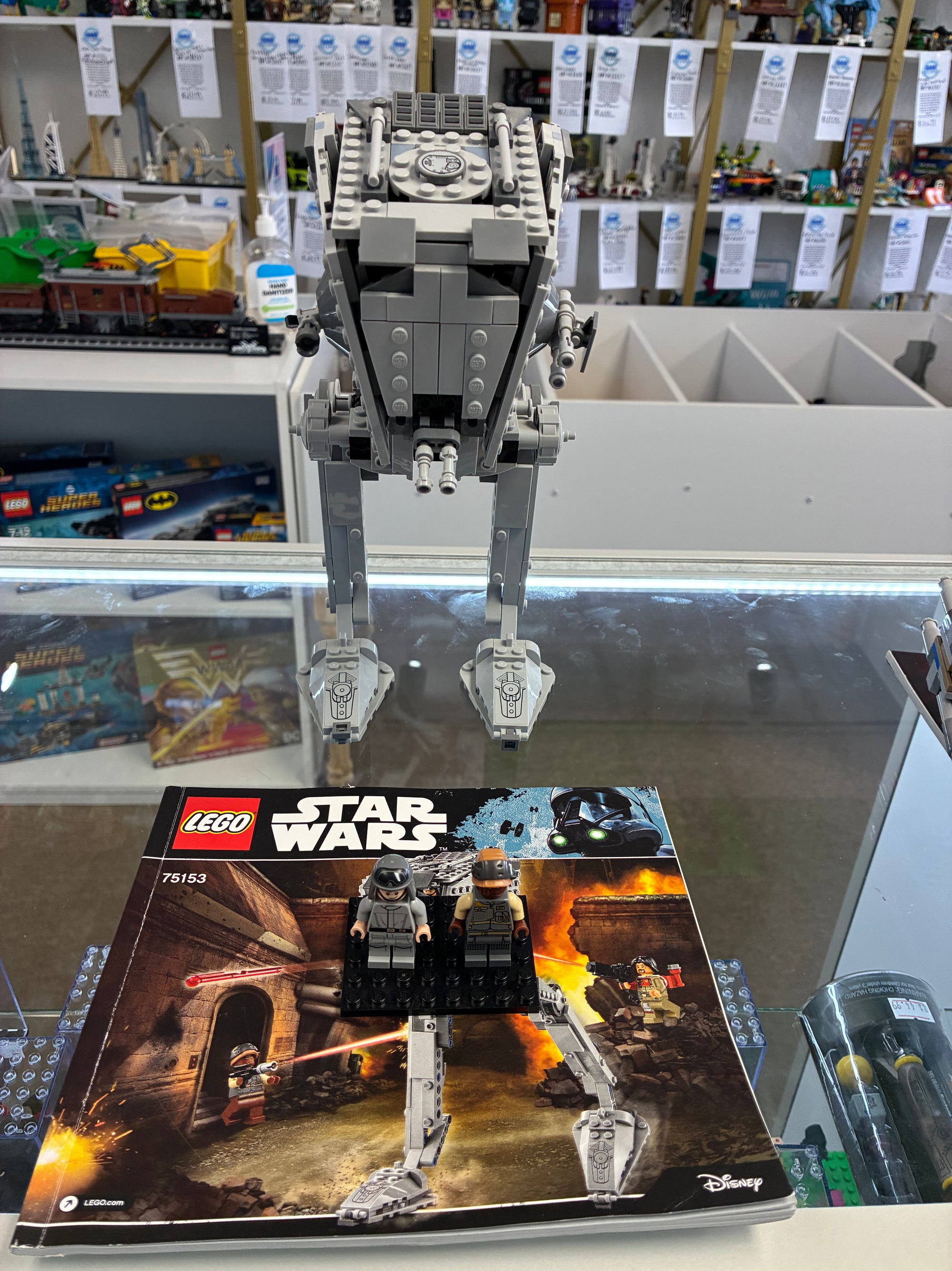 75153 Star Wars AT-ST Walker*Missing 1 Fig* - Used