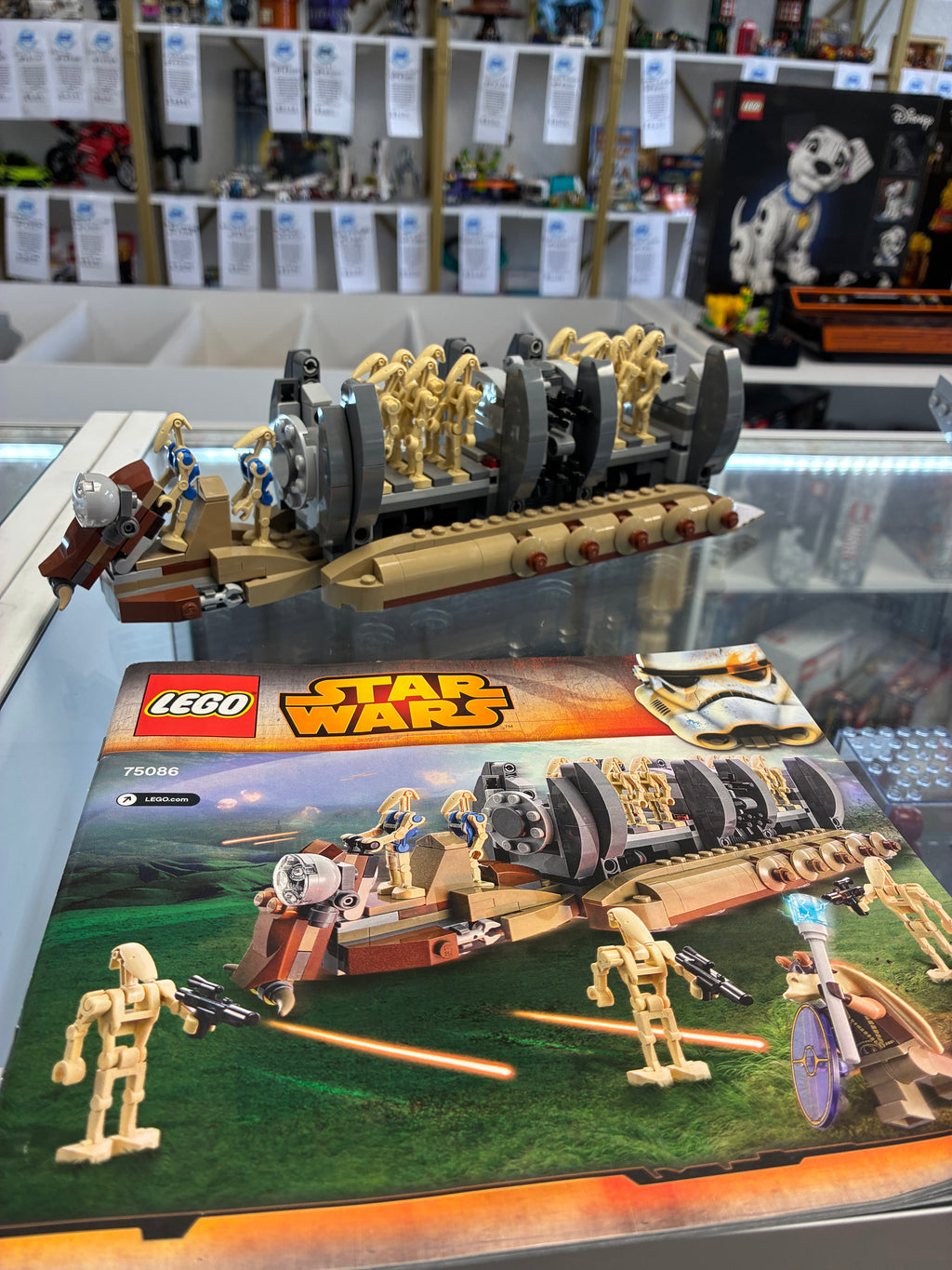 75086 Star Wars Battle Droid Troops Carrier *Missing Gungan* - Used