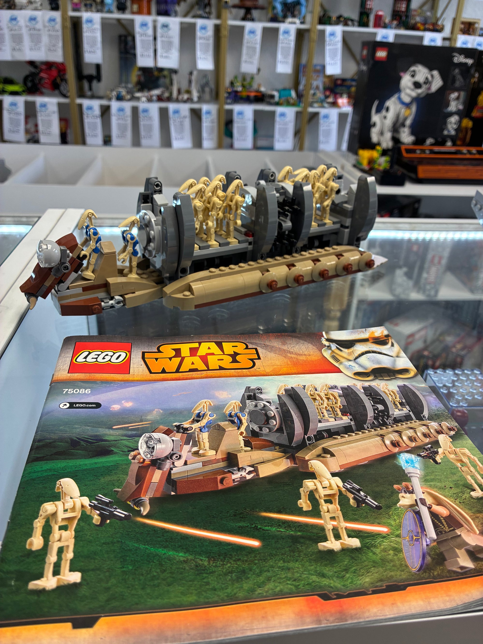 75086 Star Wars Battle Droid Troops Carrier *Missing Gungan* - Used
