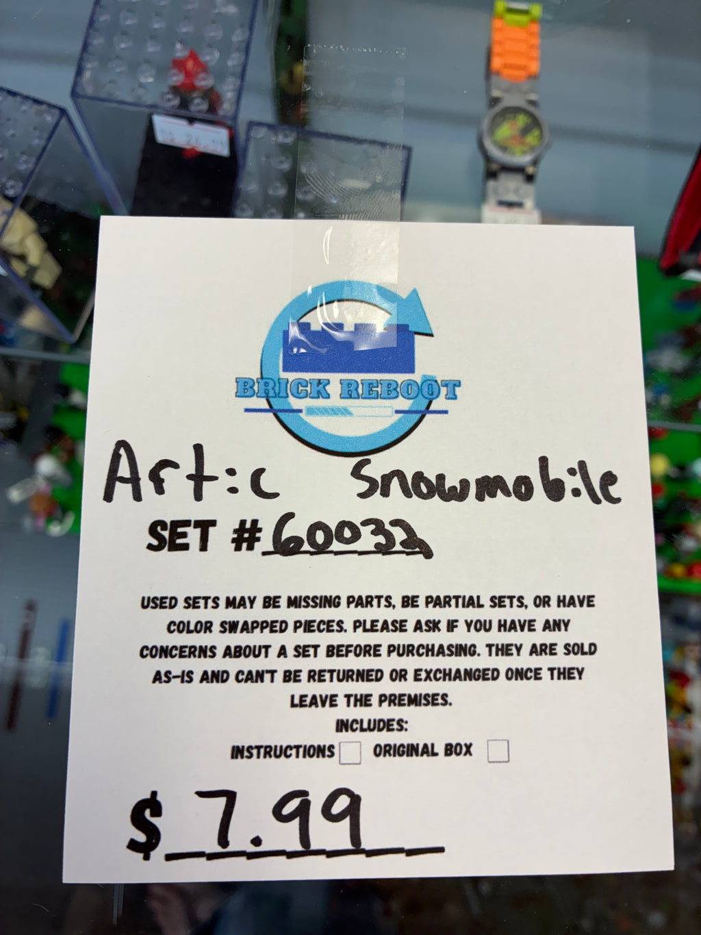 60032 City Artic Snowmobile - Used