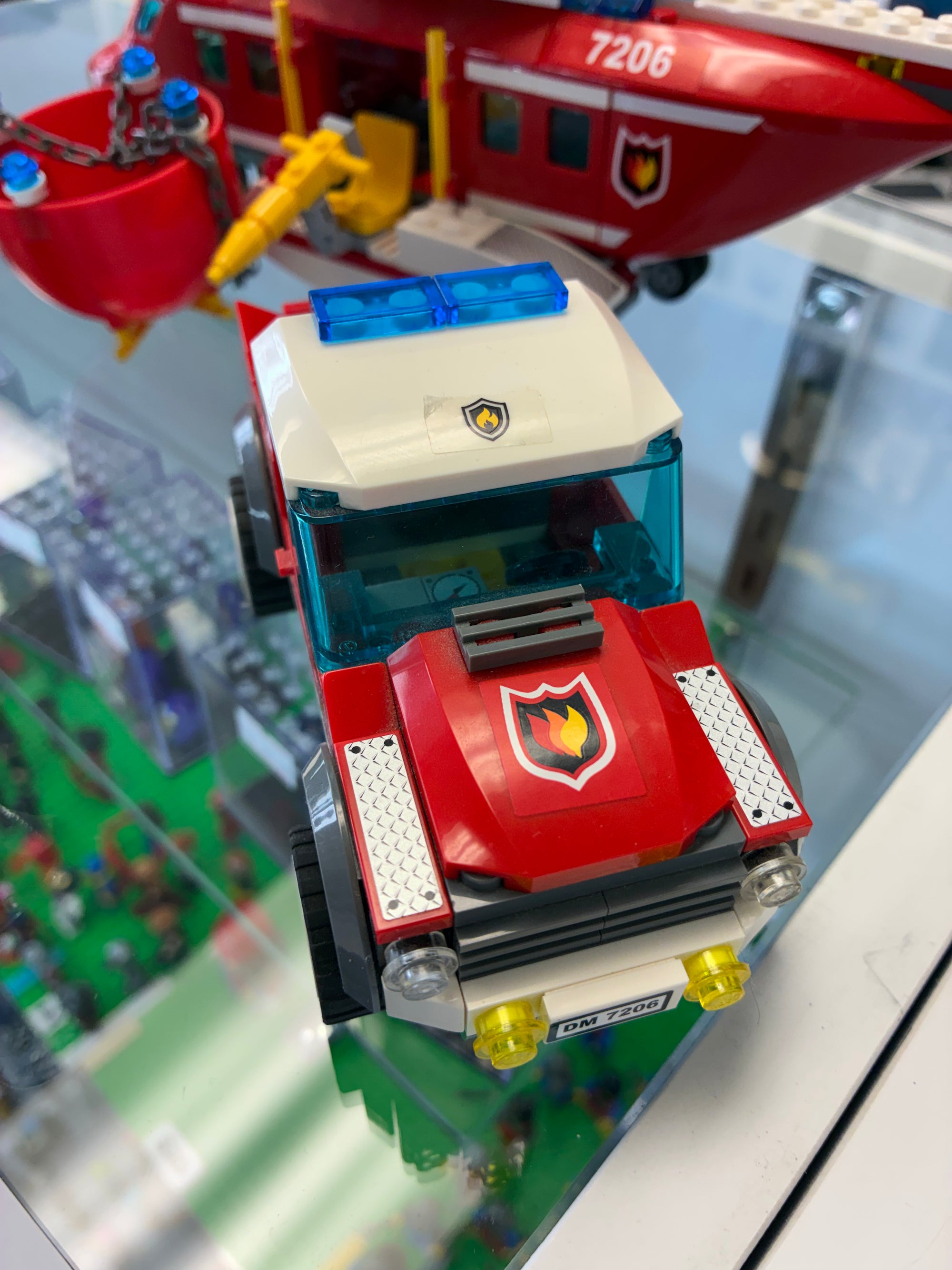 7206 City Fire Helicopter - Used