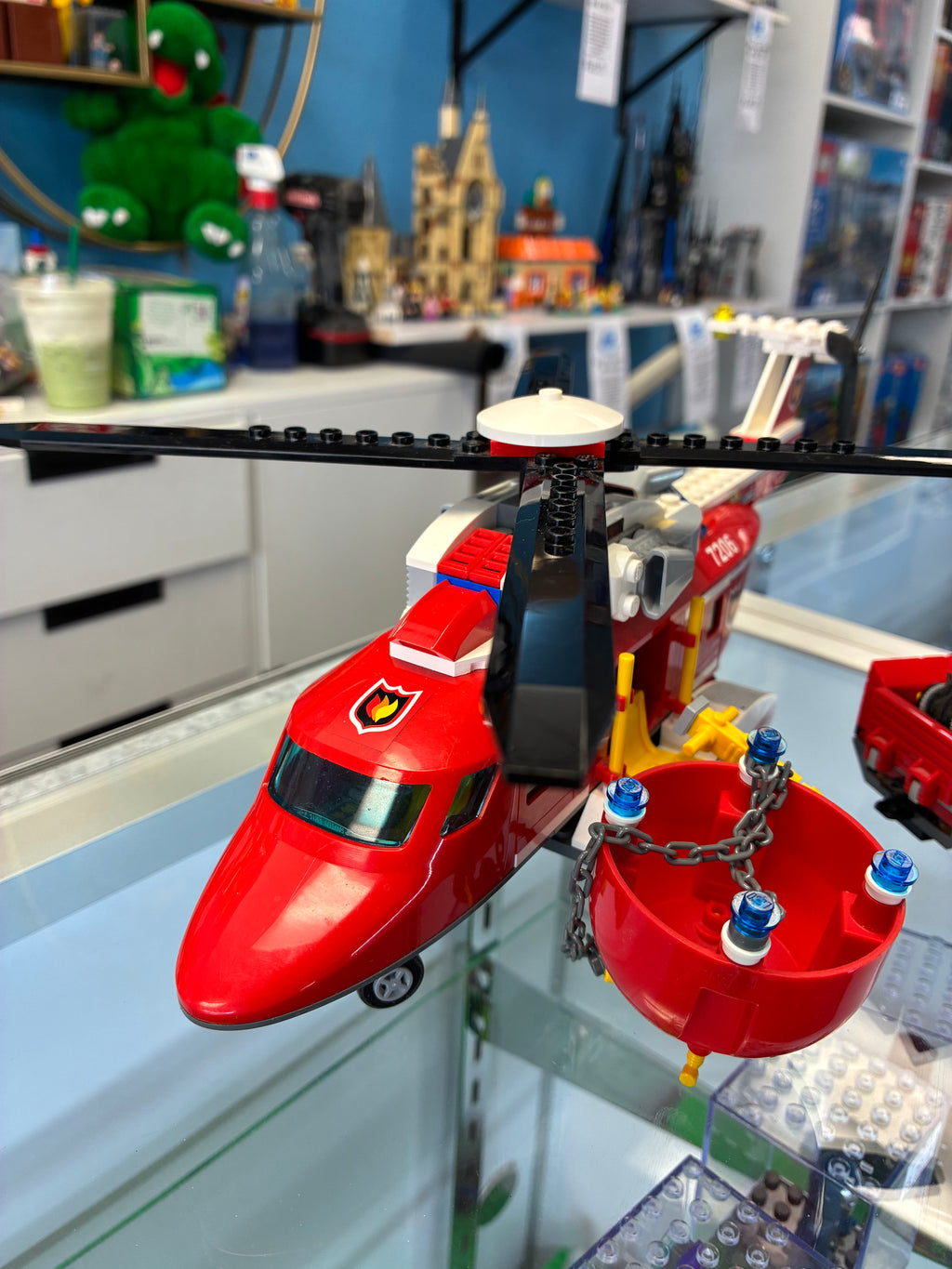 7206 City Fire Helicopter - Used