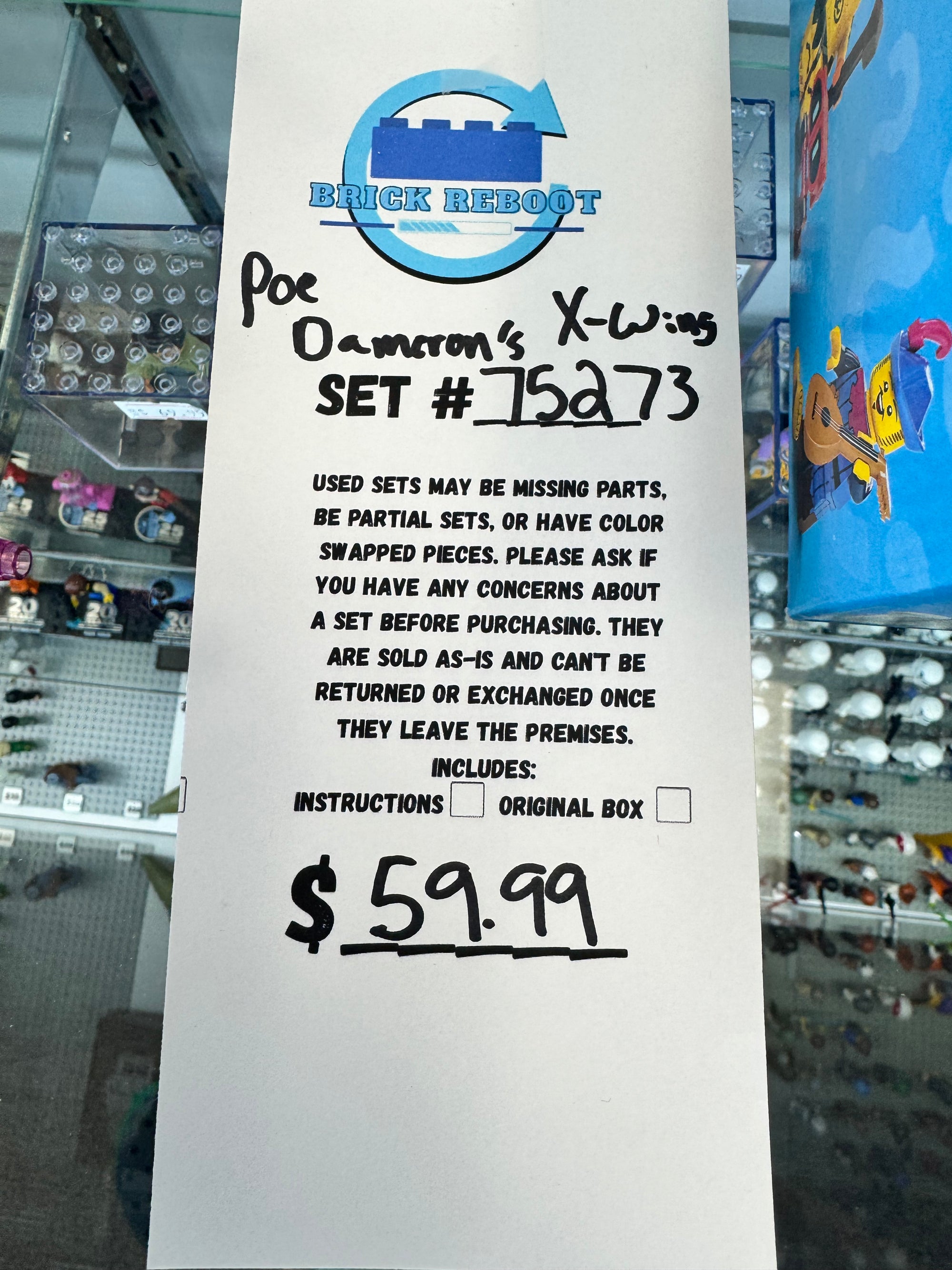 75273 Poe Dameron’s X-Wing - Used