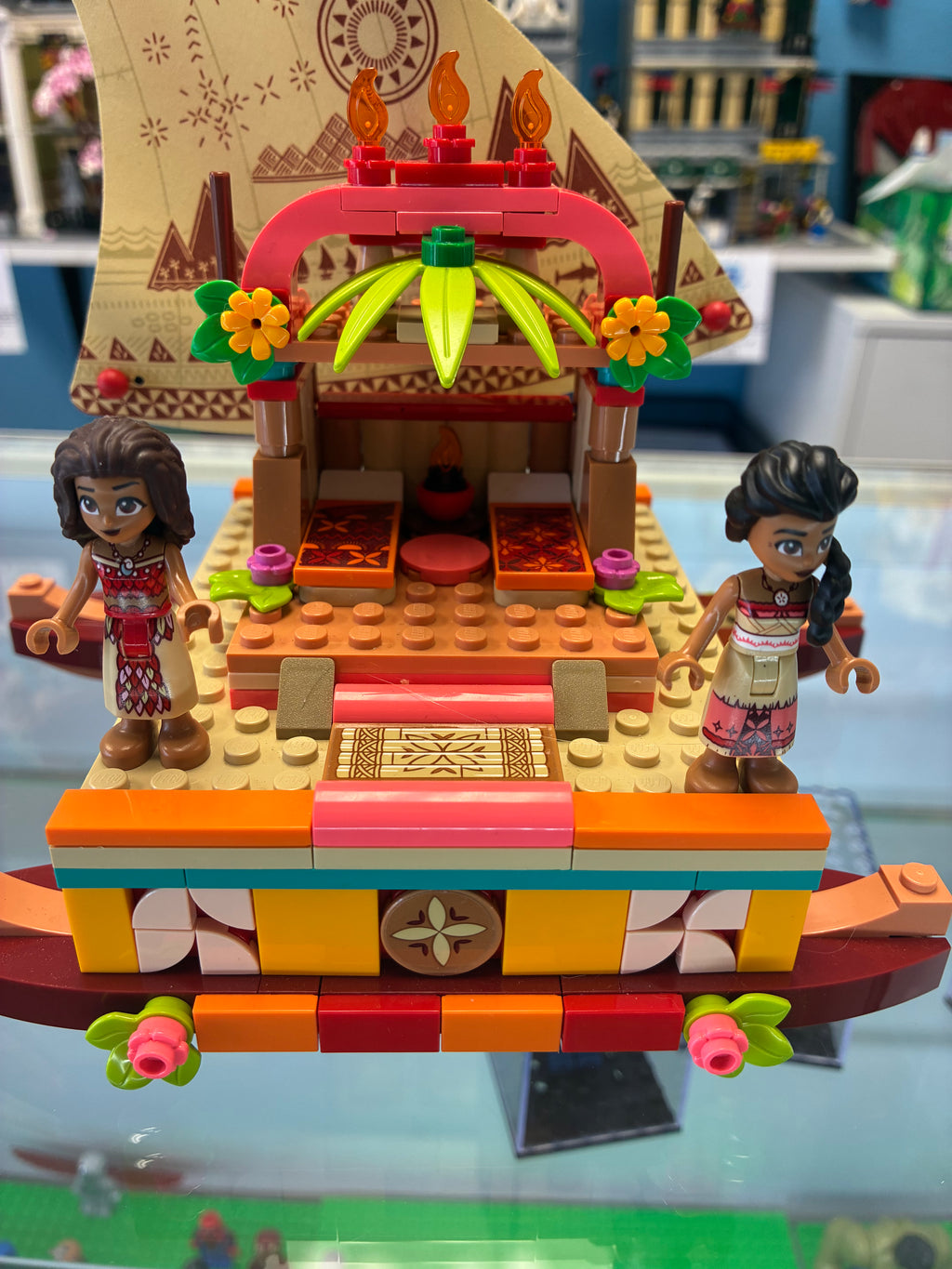 43210 Moana’s Wayfinding Boat - Used