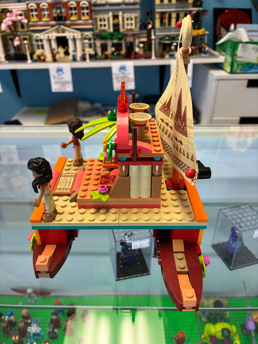 43210 Moana’s Wayfinding Boat - Used