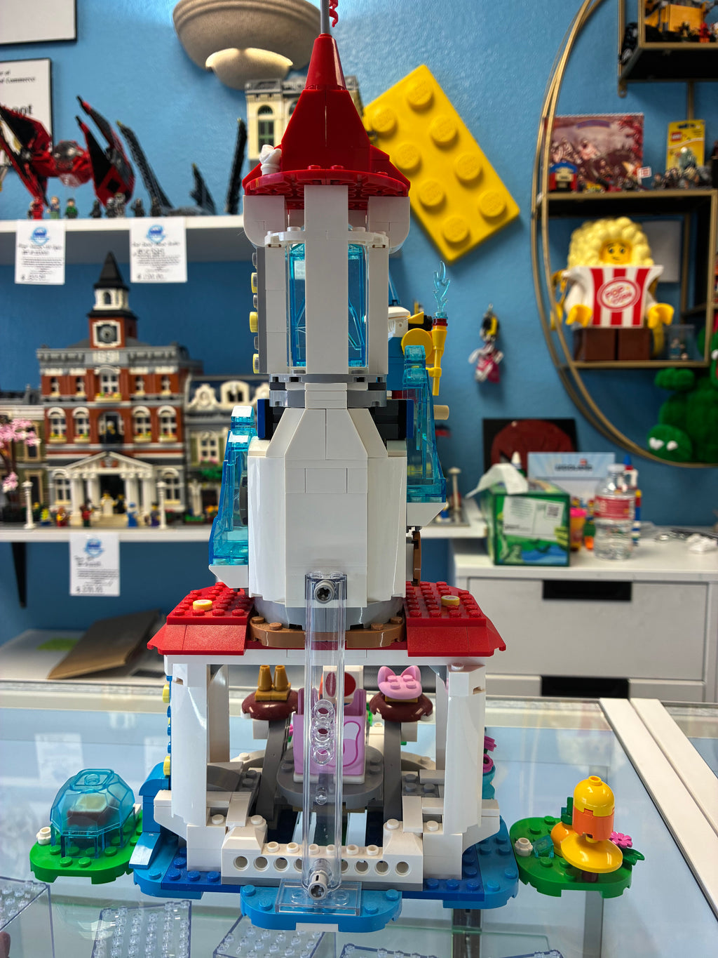 71407 Super Mario Cat Peach Suit & Frozen Tower *MISSING GLOVES* - Used