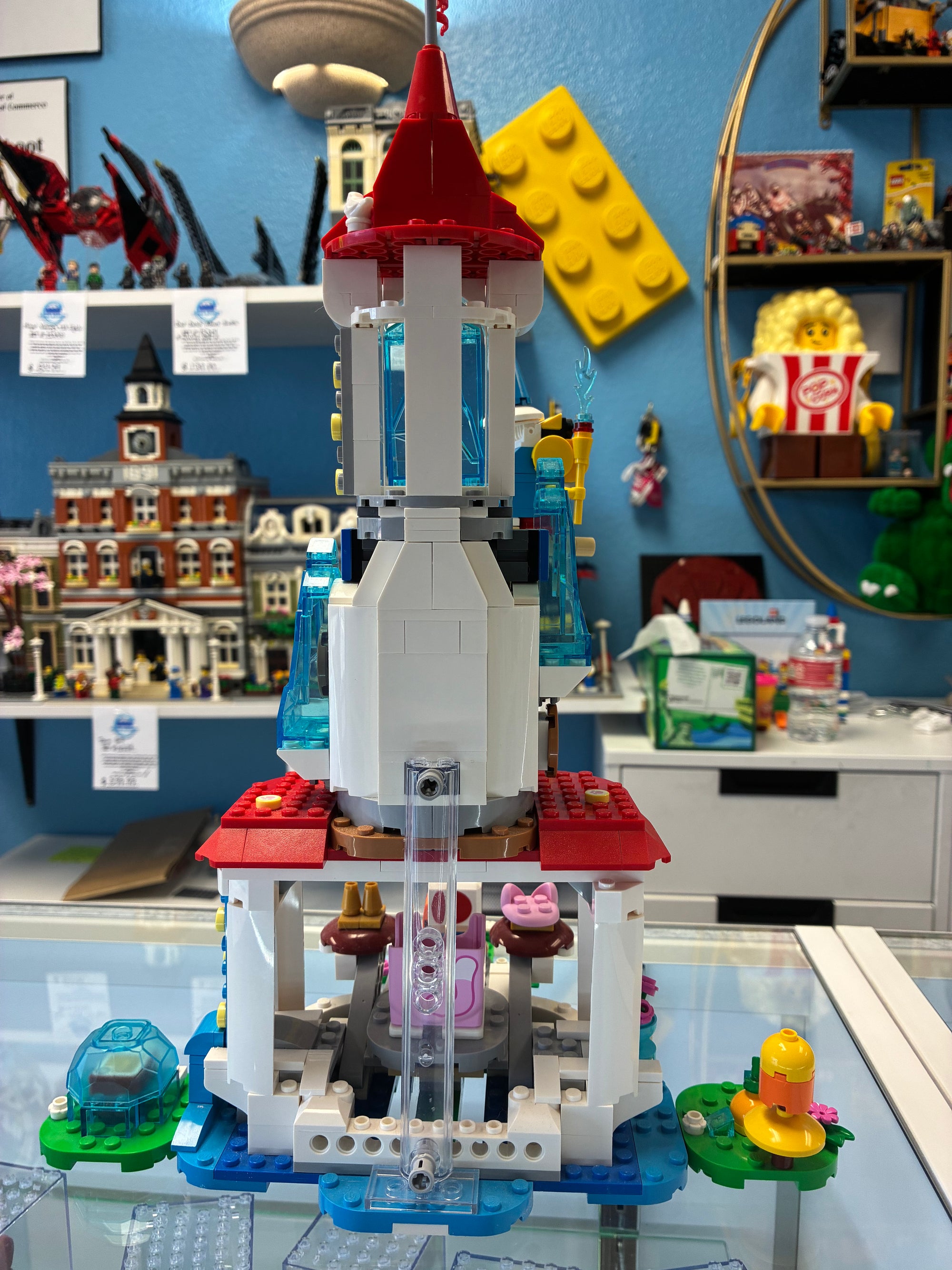 71407 Super Mario Cat Peach Suit & Frozen Tower *MISSING GLOVES* - Used