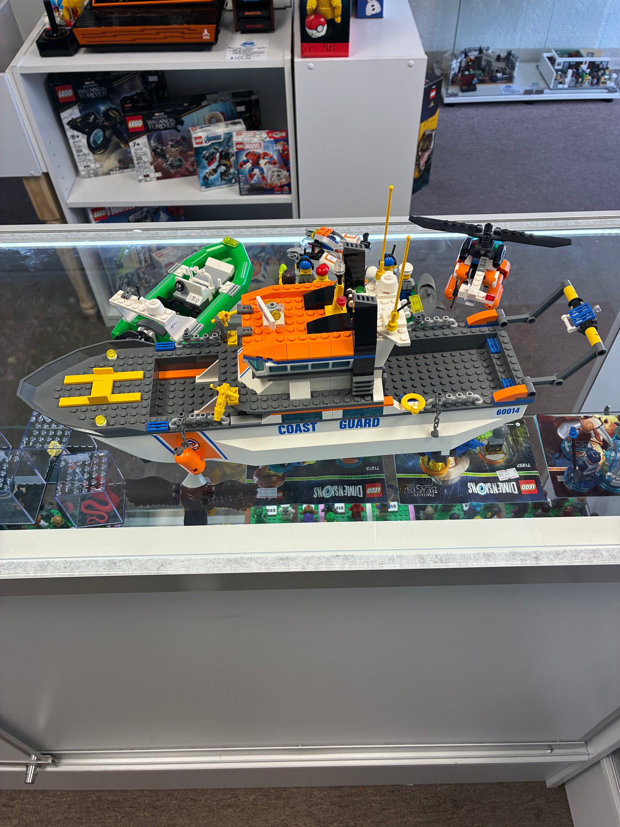 60014 City Coast Guard Patrol - Used *MISSING LIGHTHOUSE*