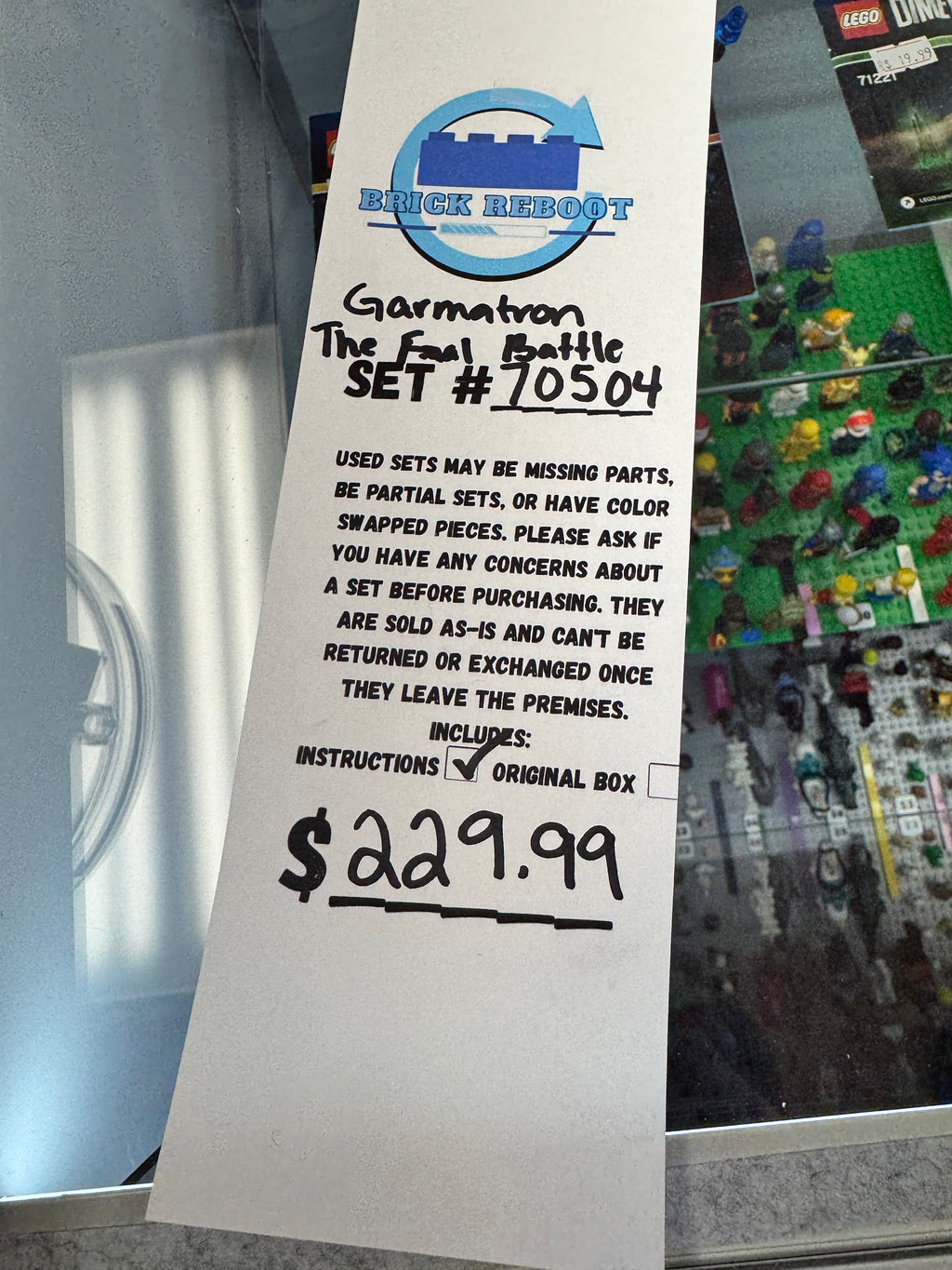 70504 Garmatron The Final Battle - Used