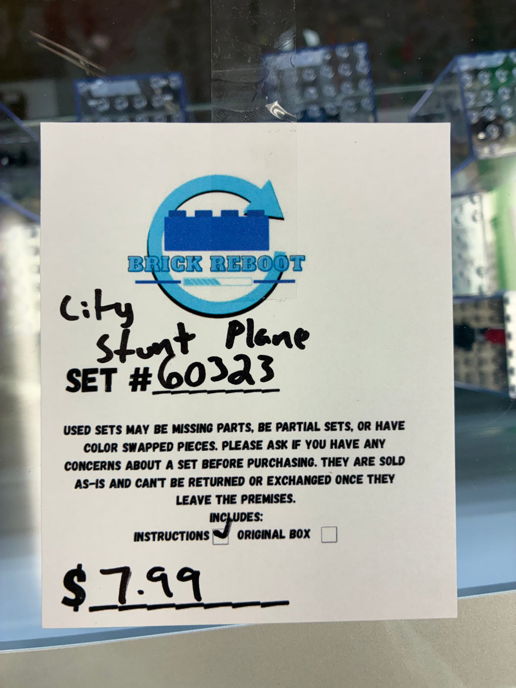 60323 City: Stunt Plane - Used