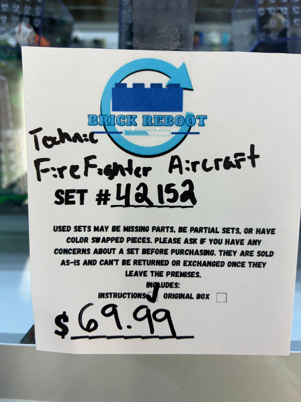 42152 Technic: Firefighter Aircraft - Used