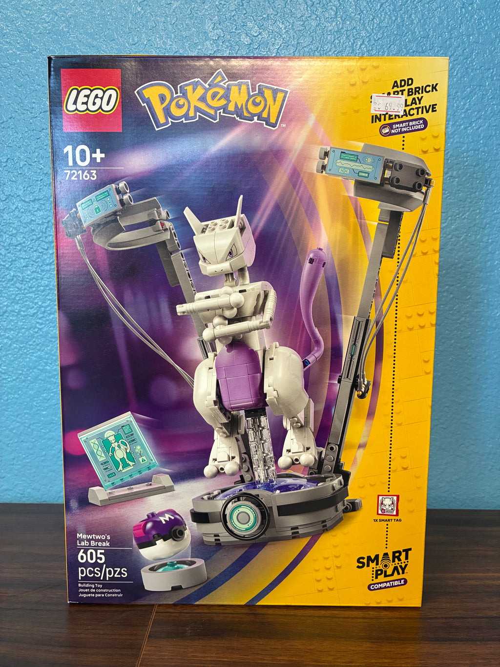 72163 Pokémon Mewtwo’s Lab Break Smart Play - Sealed