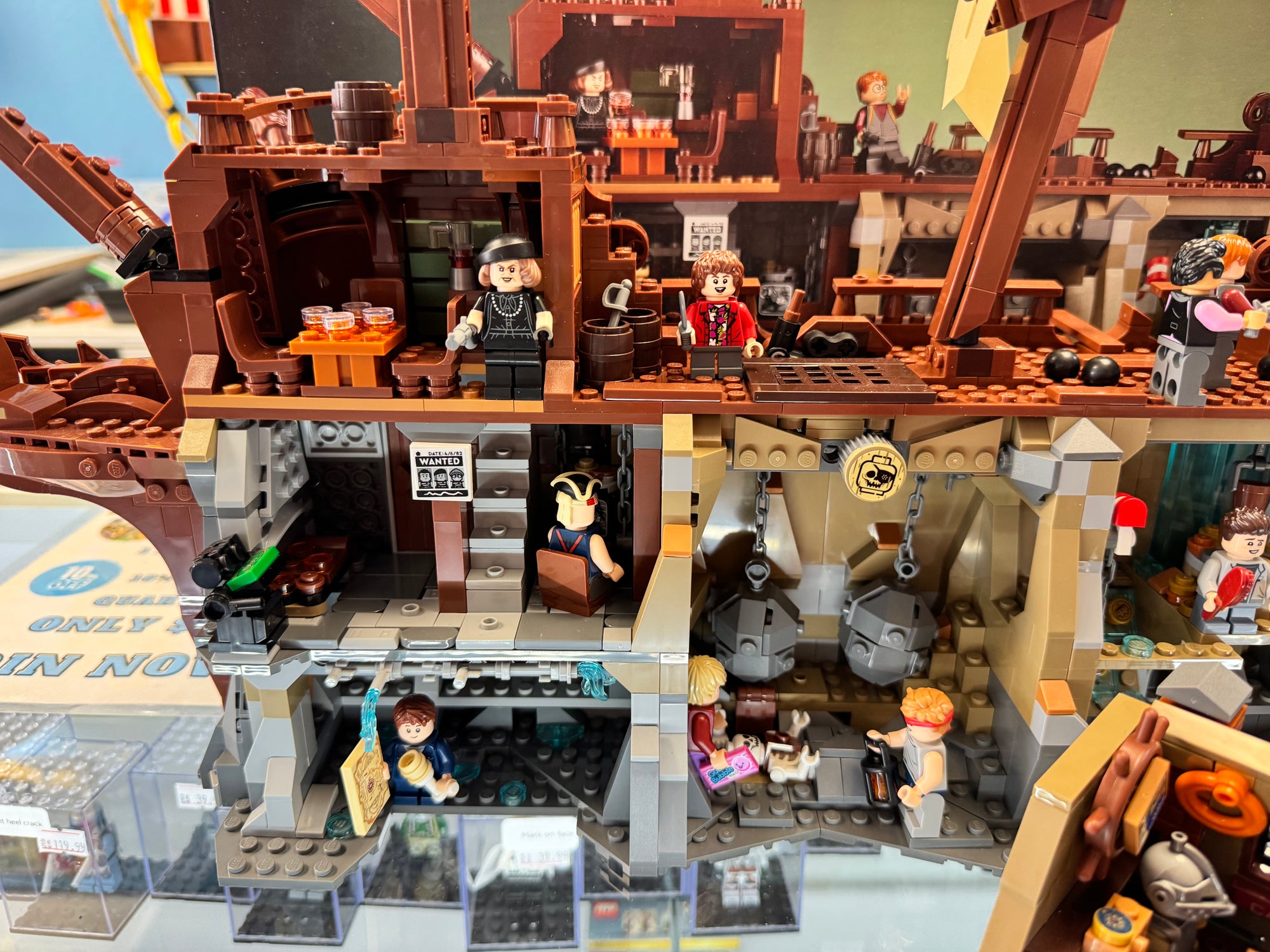 21363 The Goonies Pirate Ship plus 40773 Walshes Attic - Used