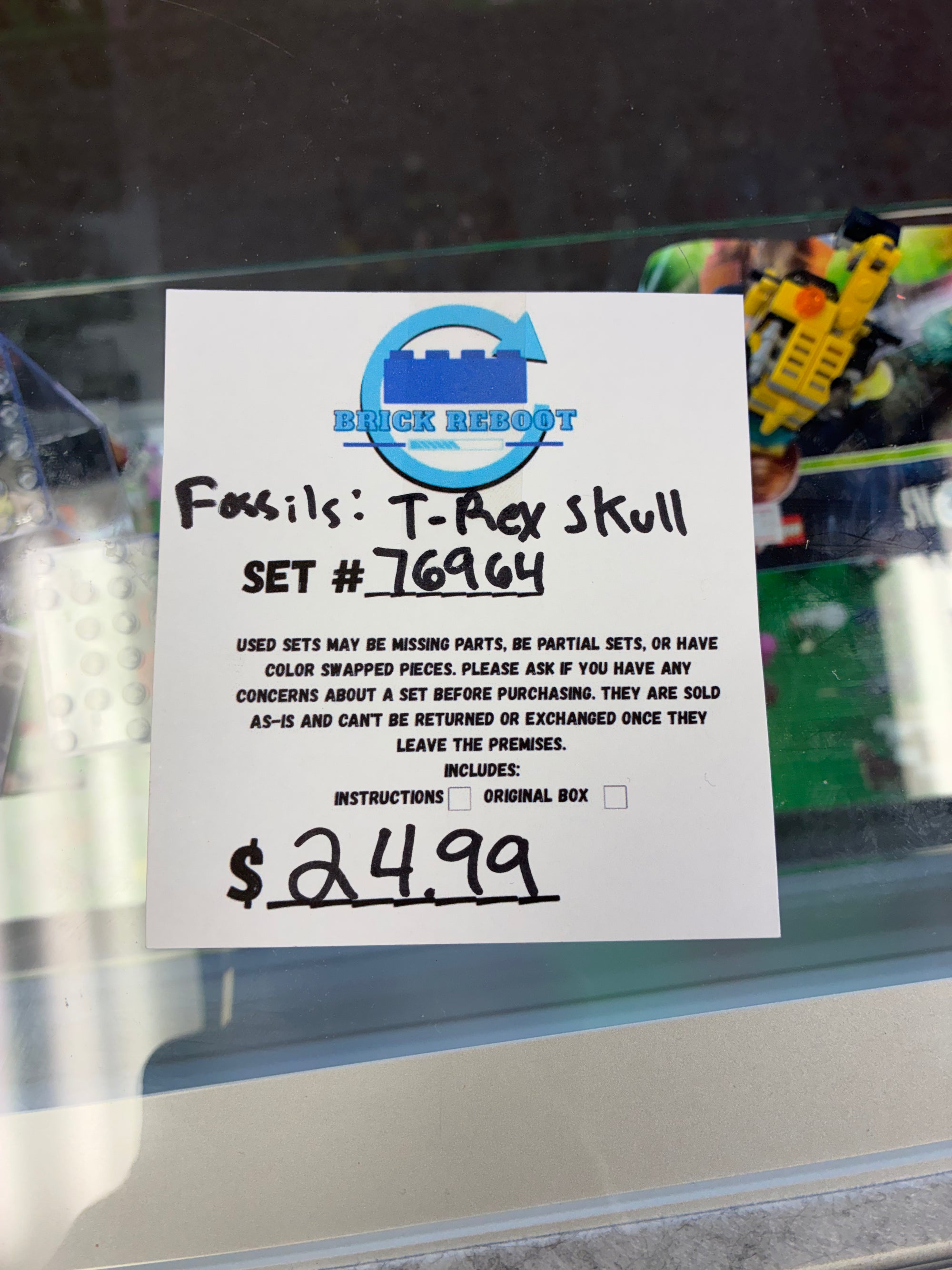 76964 Fossils T-Rex Skull - Used