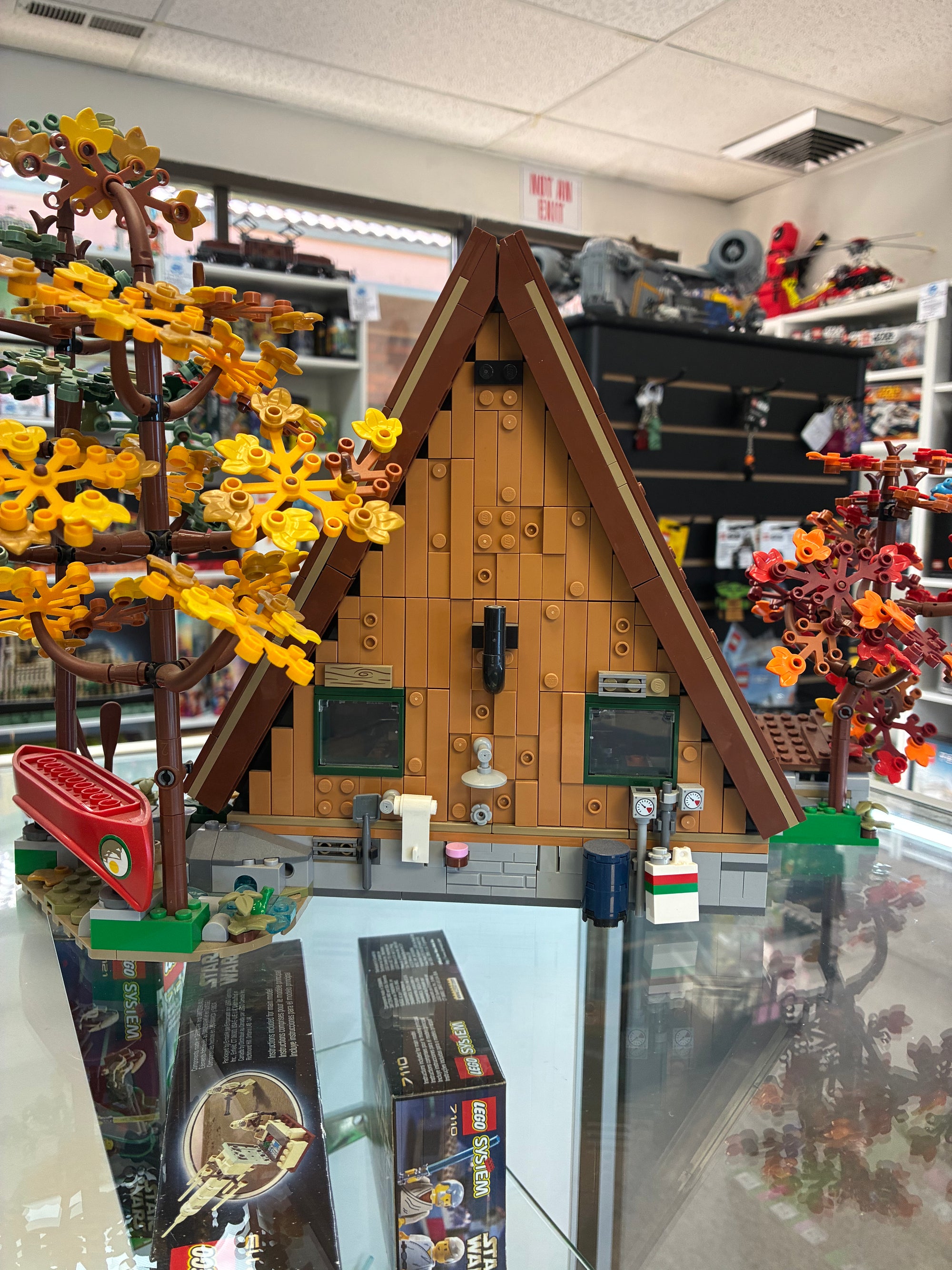 21338 Ideas A Frame Cabin -Used *NO MINIFIGS *