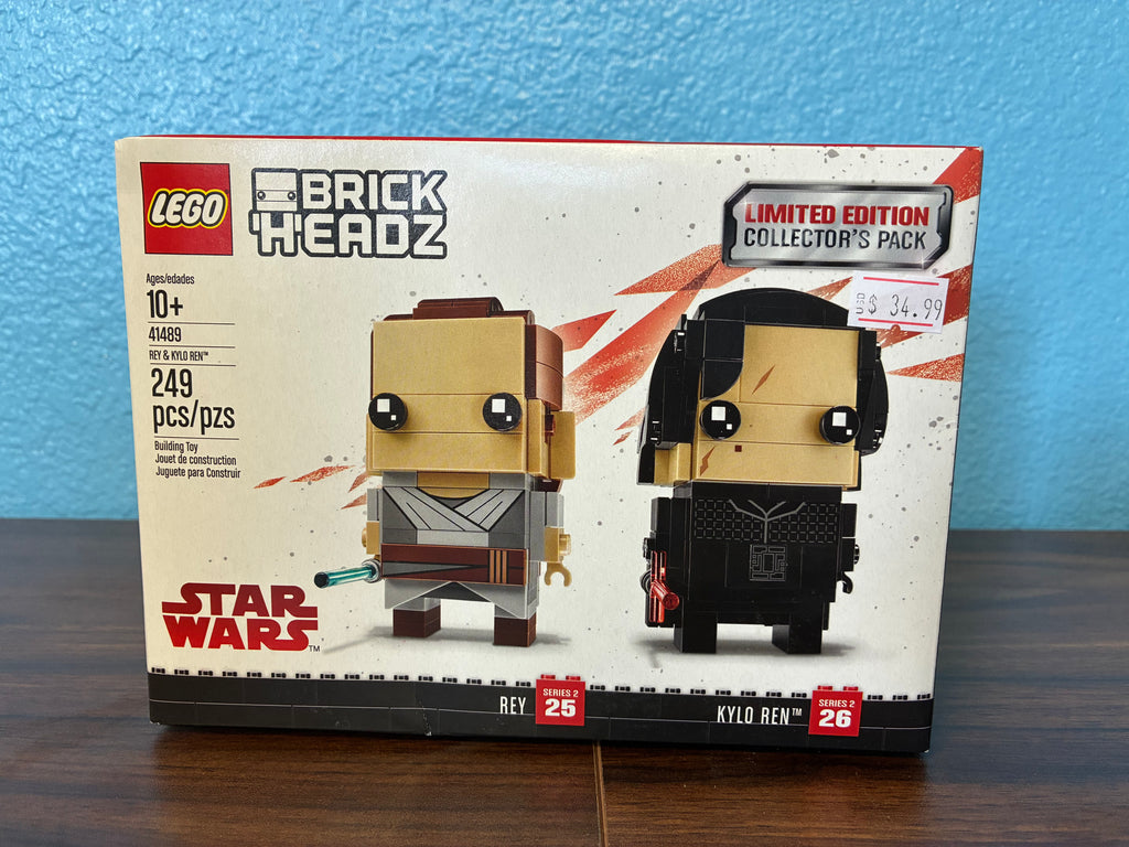 41489 Brickheadz Star Wars Rey & Kylo Ren - Sealed
