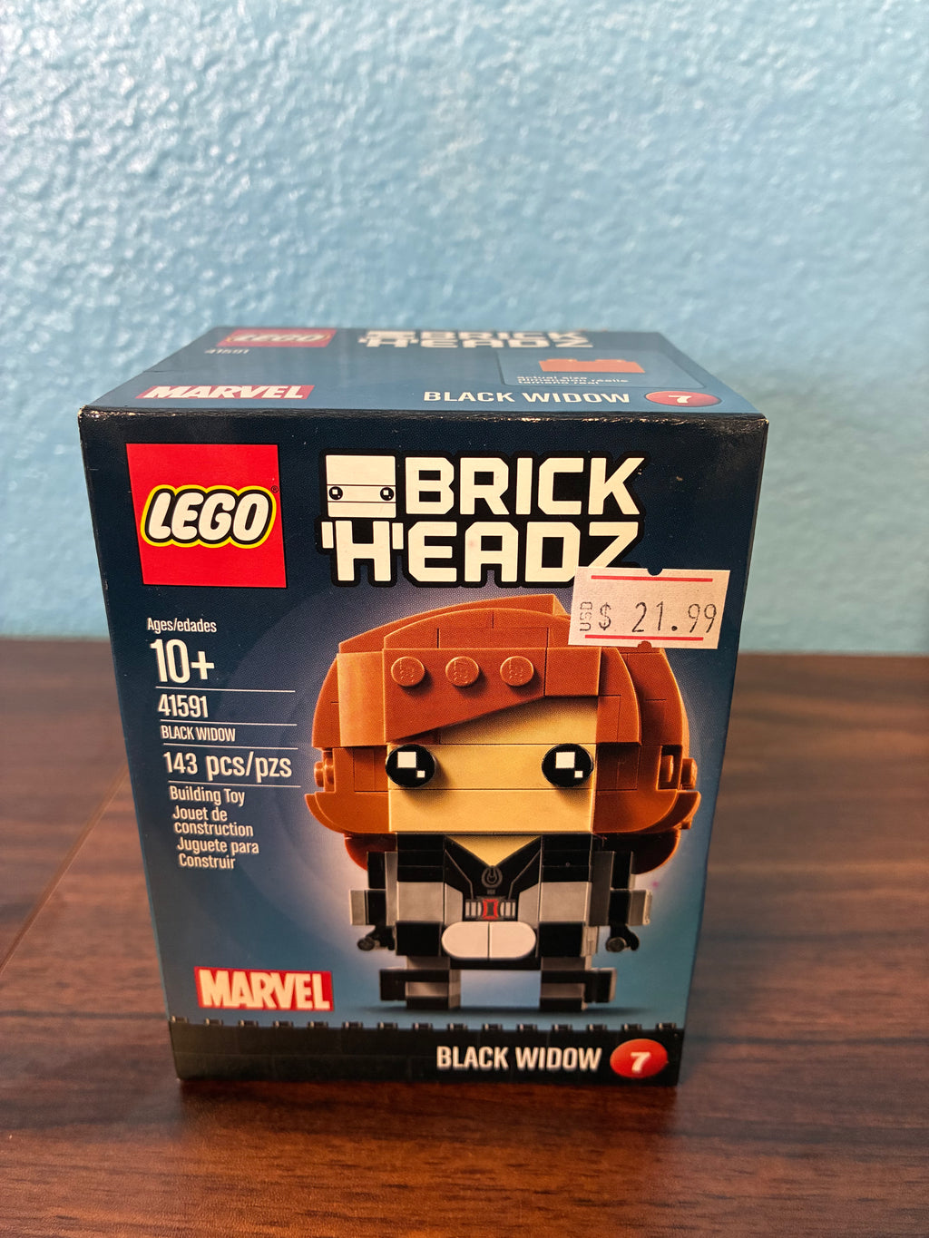 41591 Brickheadz Marvel Black Widow- Sealed