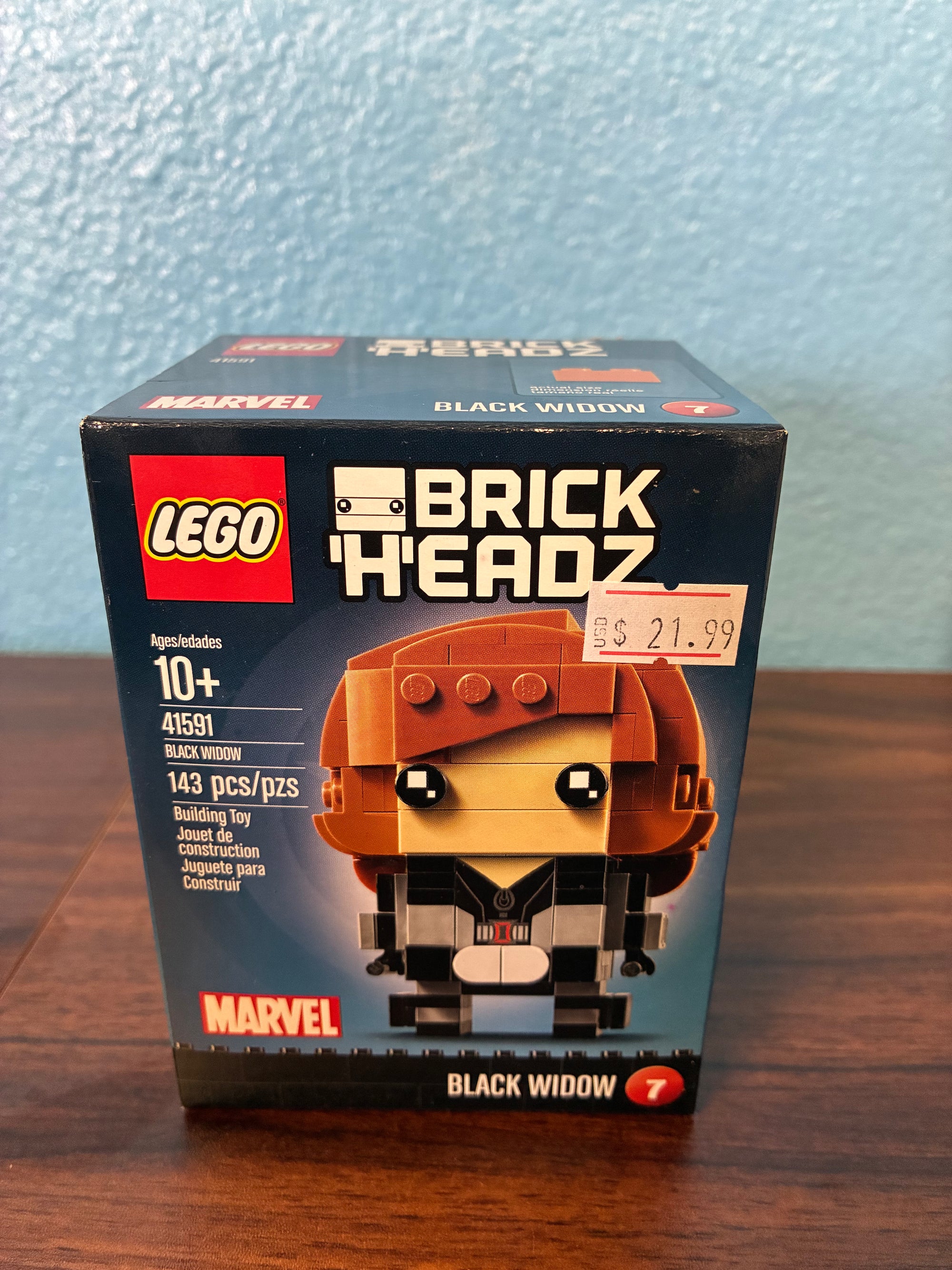 41591 Brickheadz Marvel Black Widow- Sealed