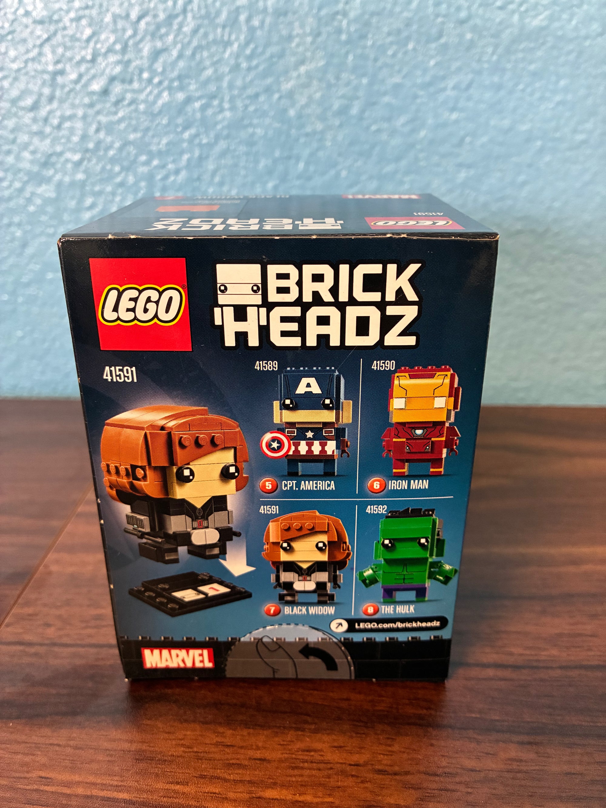 41591 Brickheadz Marvel Black Widow- Sealed