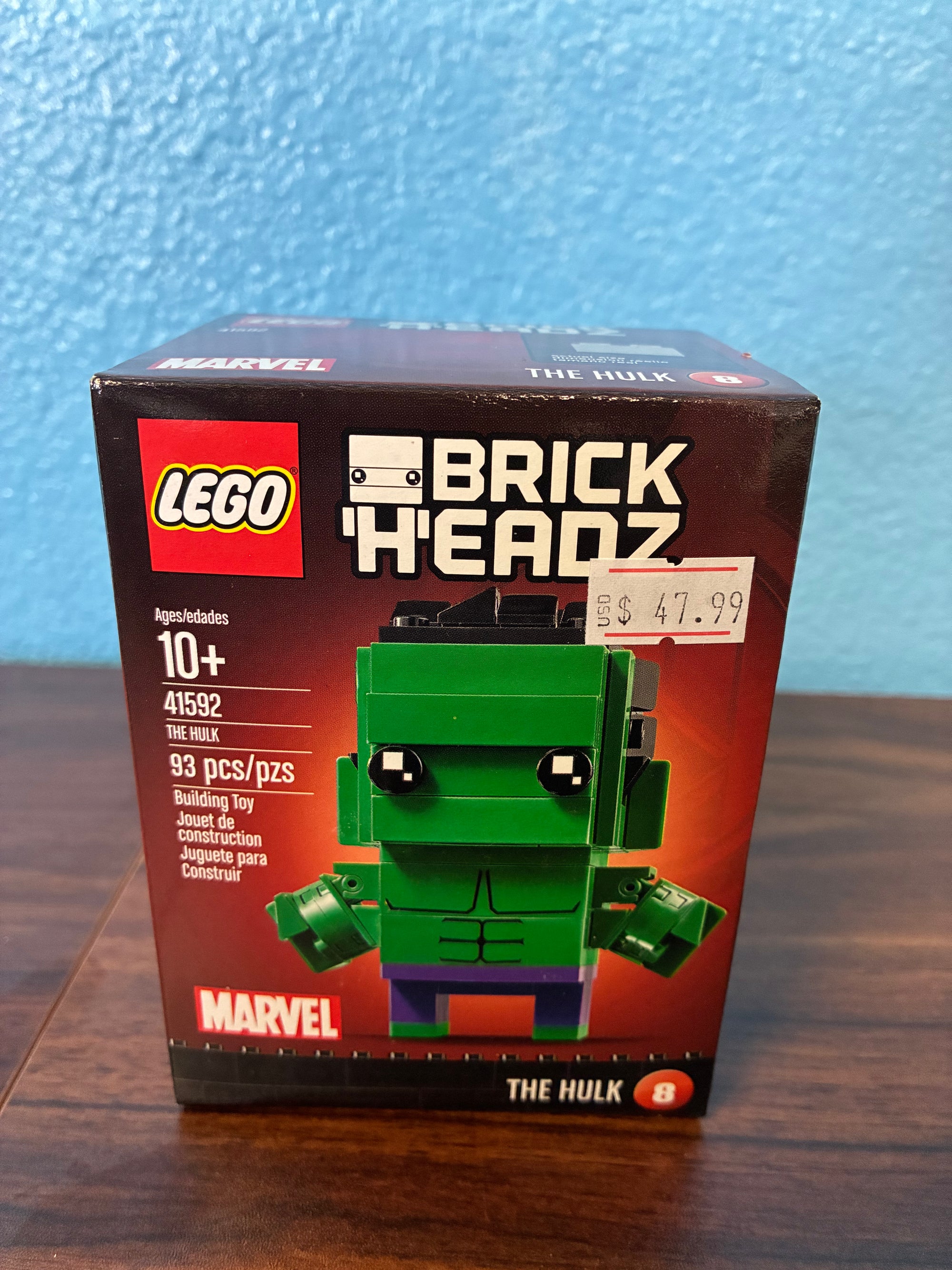 41592 Brickheadz Marvel The Hulk - Sealed