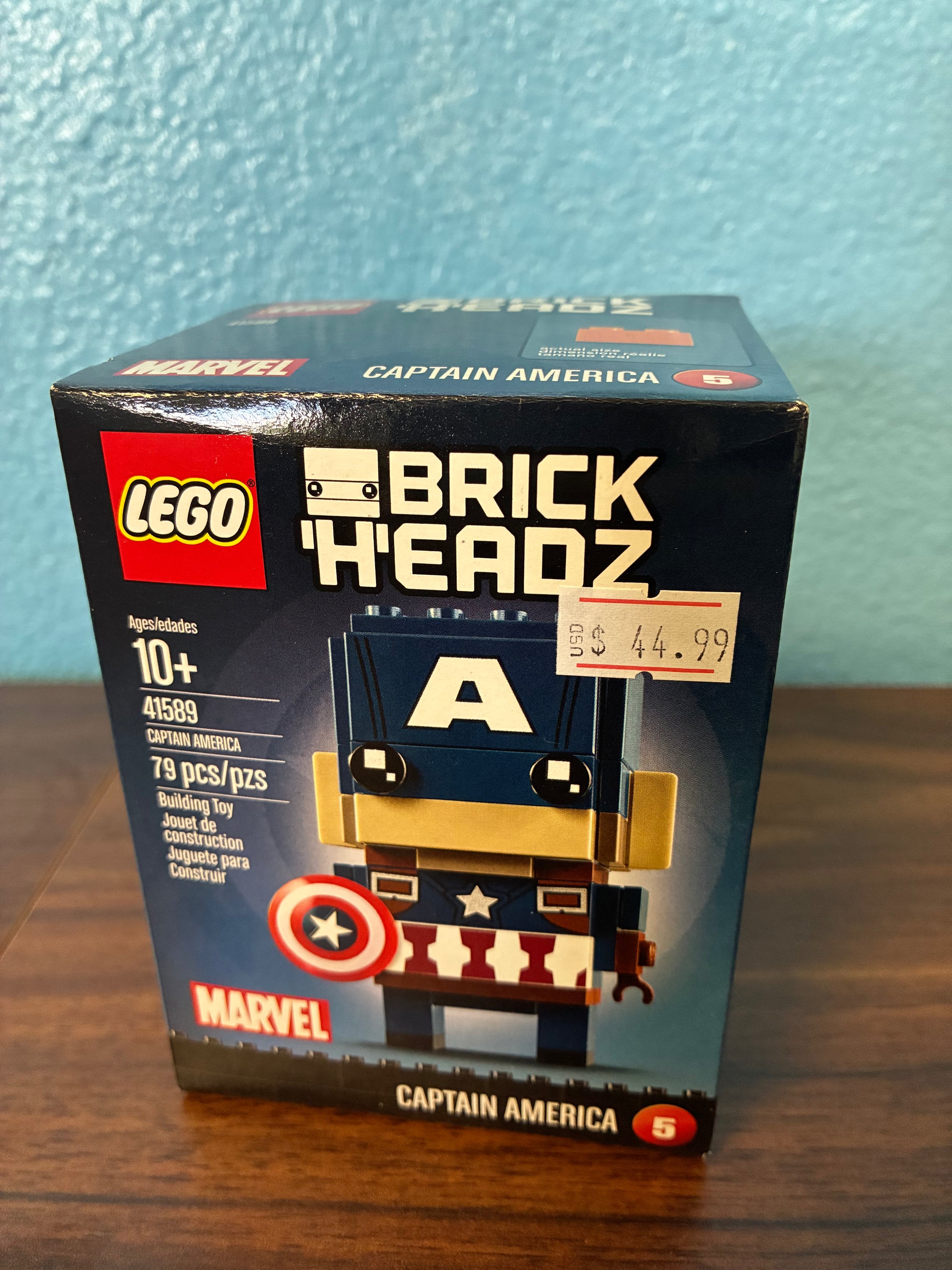 41589 Brickheadz Marvel Captain America - Sealed