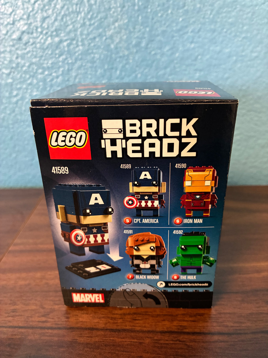41589 Brickheadz Marvel Captain America - Sealed